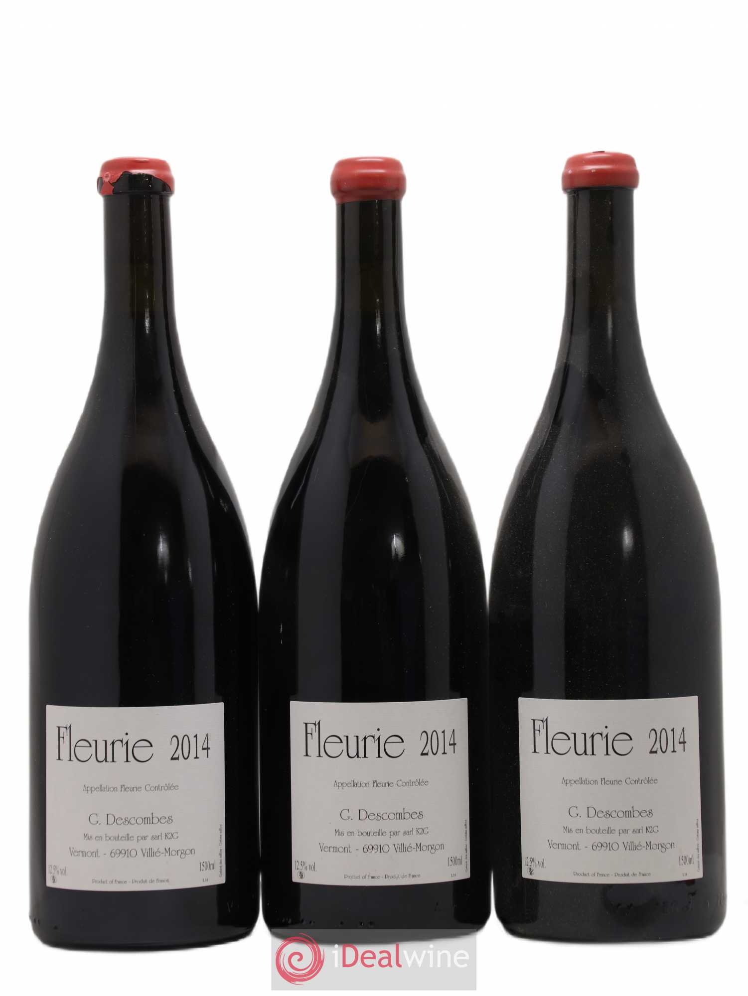 Fleurie Vieilles vignes Georges Descombes (Domaine) 2014 - Lot de 3 magnums - 0