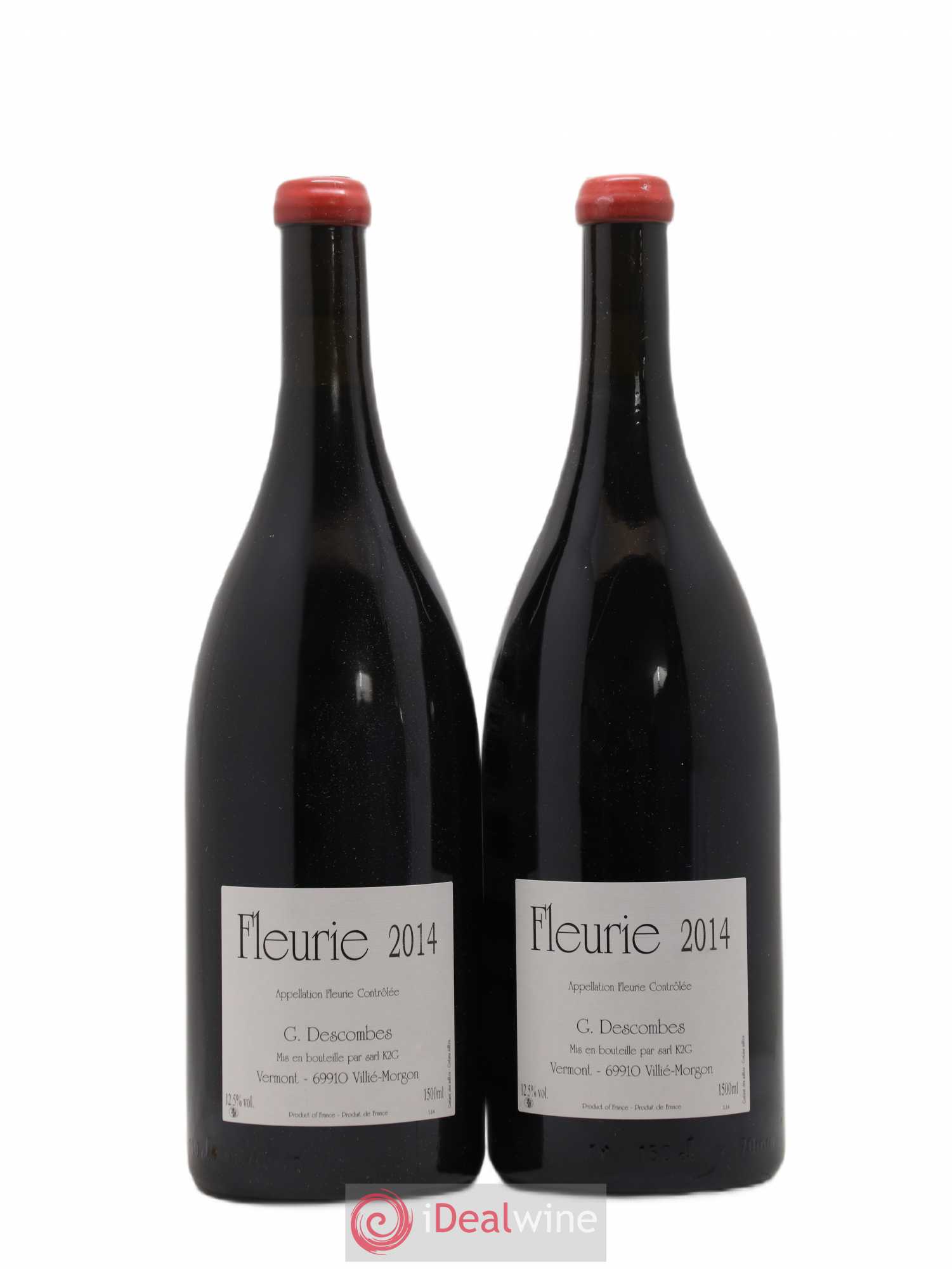 Fleurie Vieilles vignes Georges Descombes (Domaine) 2014 - Lot de 2 magnums - 0