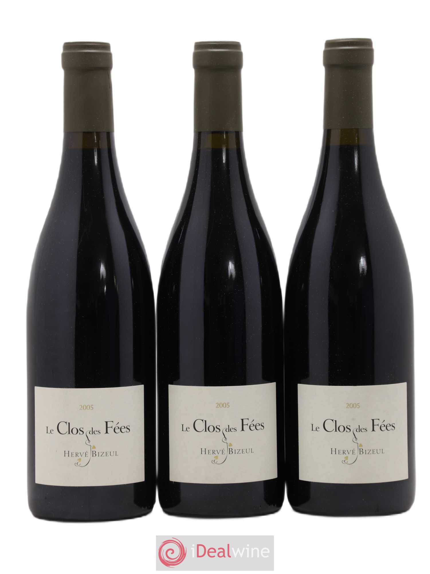 Côtes du Roussillon Villages Clos des Fées Hervé Bizeul 2005 - Lot de 3 bouteilles - 0