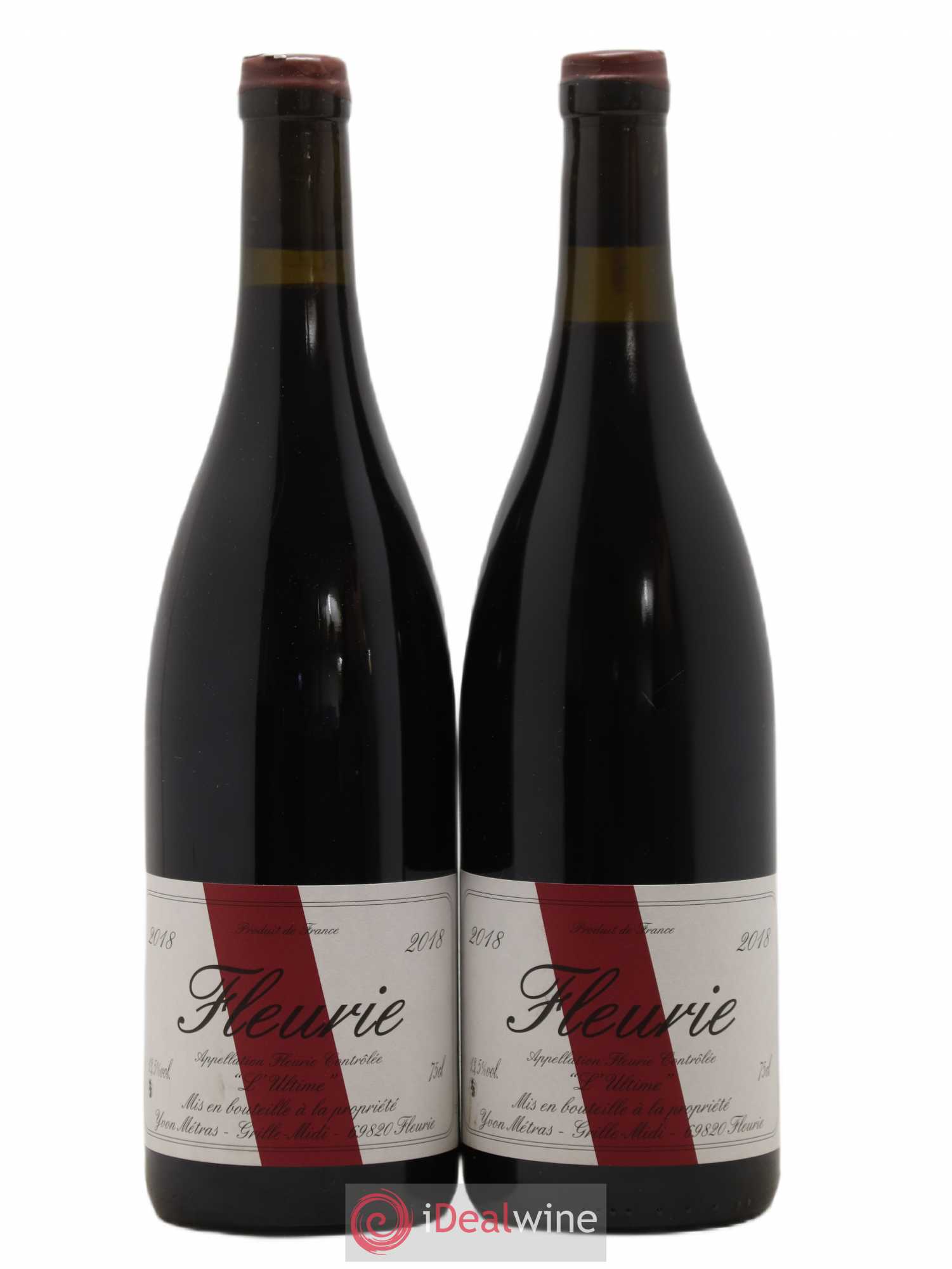 Fleurie l'Ultime Yvon Métras 2018 - Lot de 2 bouteilles - 0
