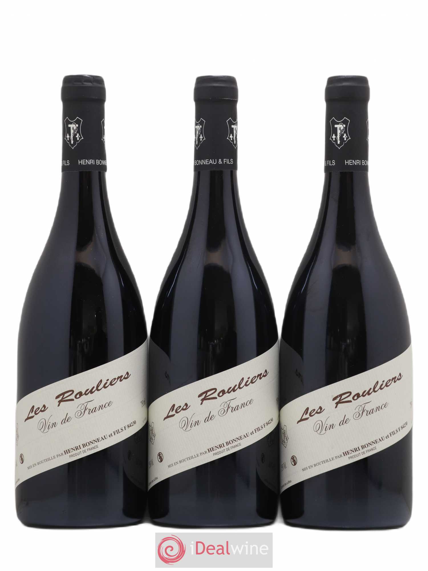Vin de France Les Rouliers Henri Bonneau & Fils 11/12 - Lot de 3 bouteilles - 0