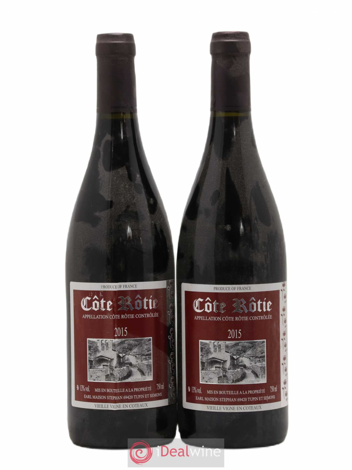Côte-Rôtie Vieilles Vignes en Coteaux Jean-Michel Stephan 2015 - Lot de 2 bouteilles - 0
