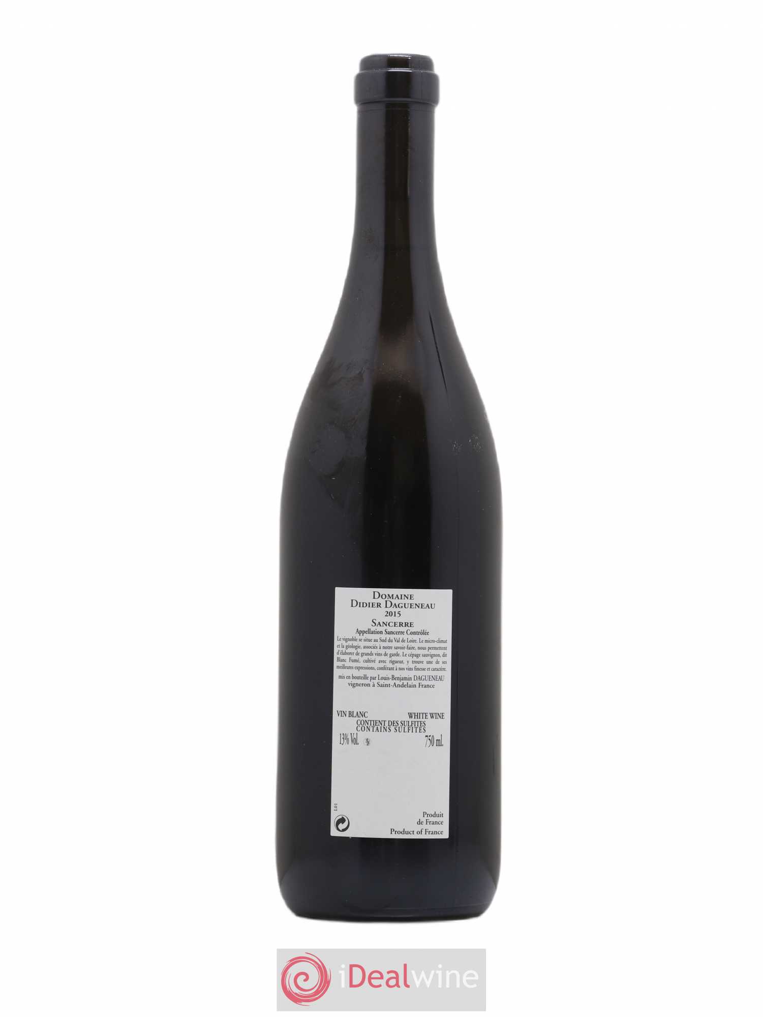 Sancerre En Chailloux Domaine Dagueneau 2015 - Posten von 1 Flasche - 1