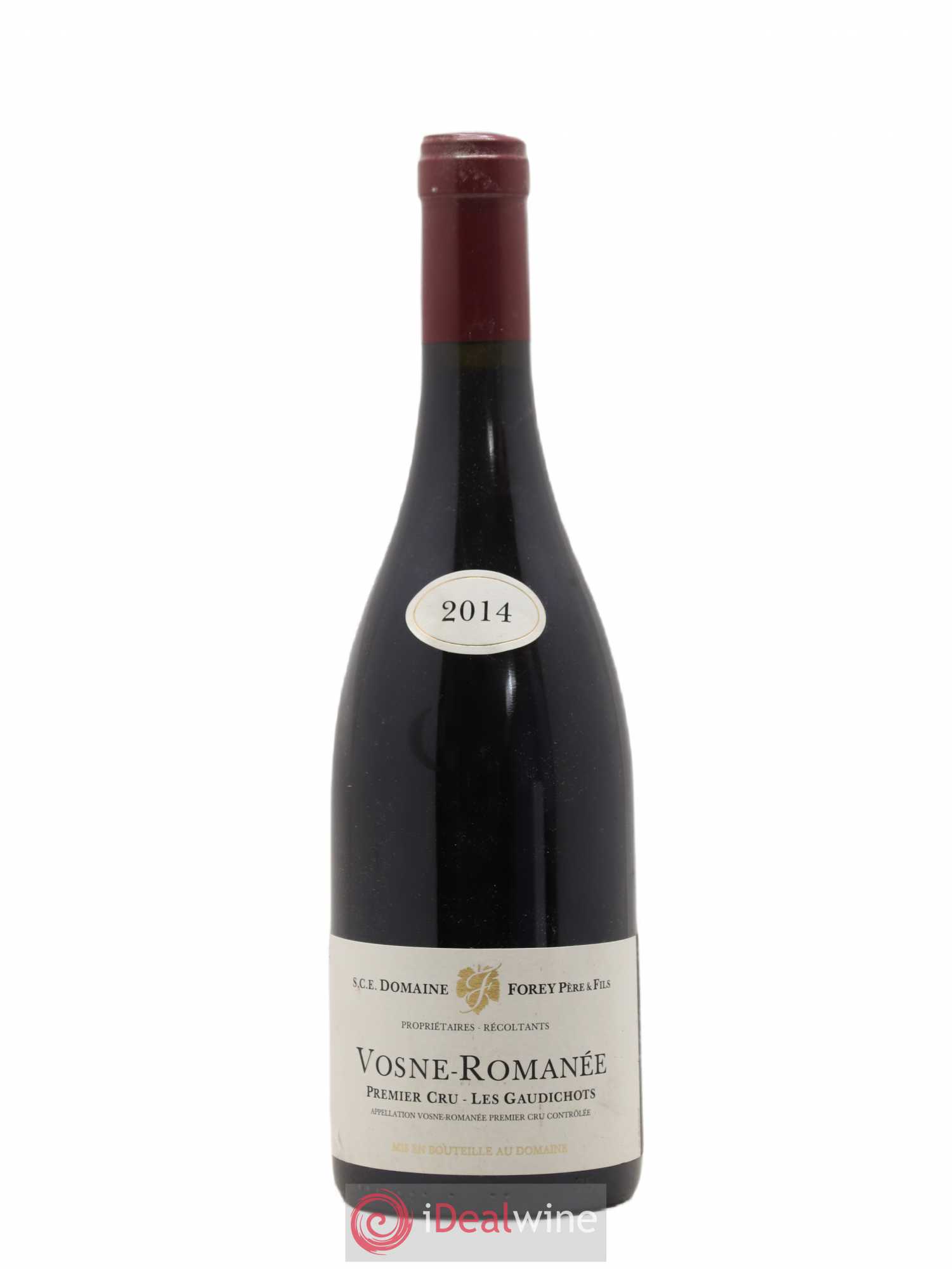 Vosne-Romanée 1er Cru Les Gaudichots Forey Père et Fils (Domaine) 2014 - Lot de 1 bouteille - 0