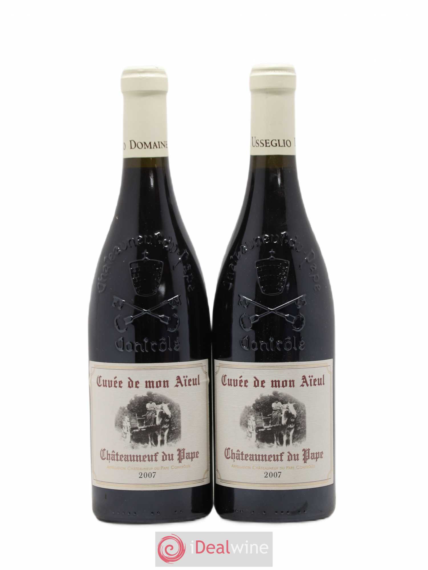 Châteauneuf-du-Pape Cuvée de mon Aïeul Pierre Usseglio & Fils 2007 - Lot de 2 bouteilles - 0