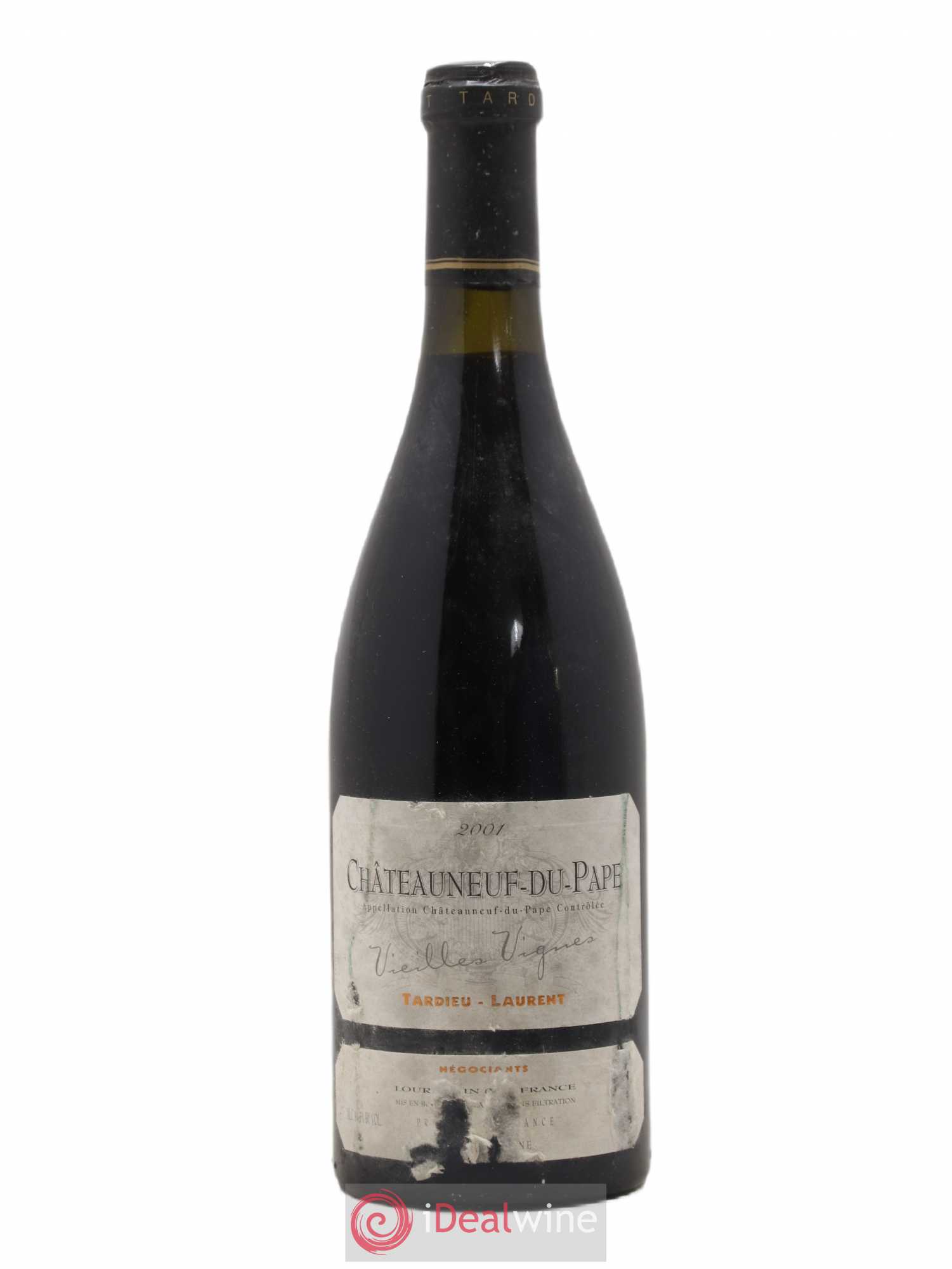 Châteauneuf-du-Pape Tardieu-Laurent Vieilles vignes Famille Tardieu 2001 - Lot de 1 bouteille - 0