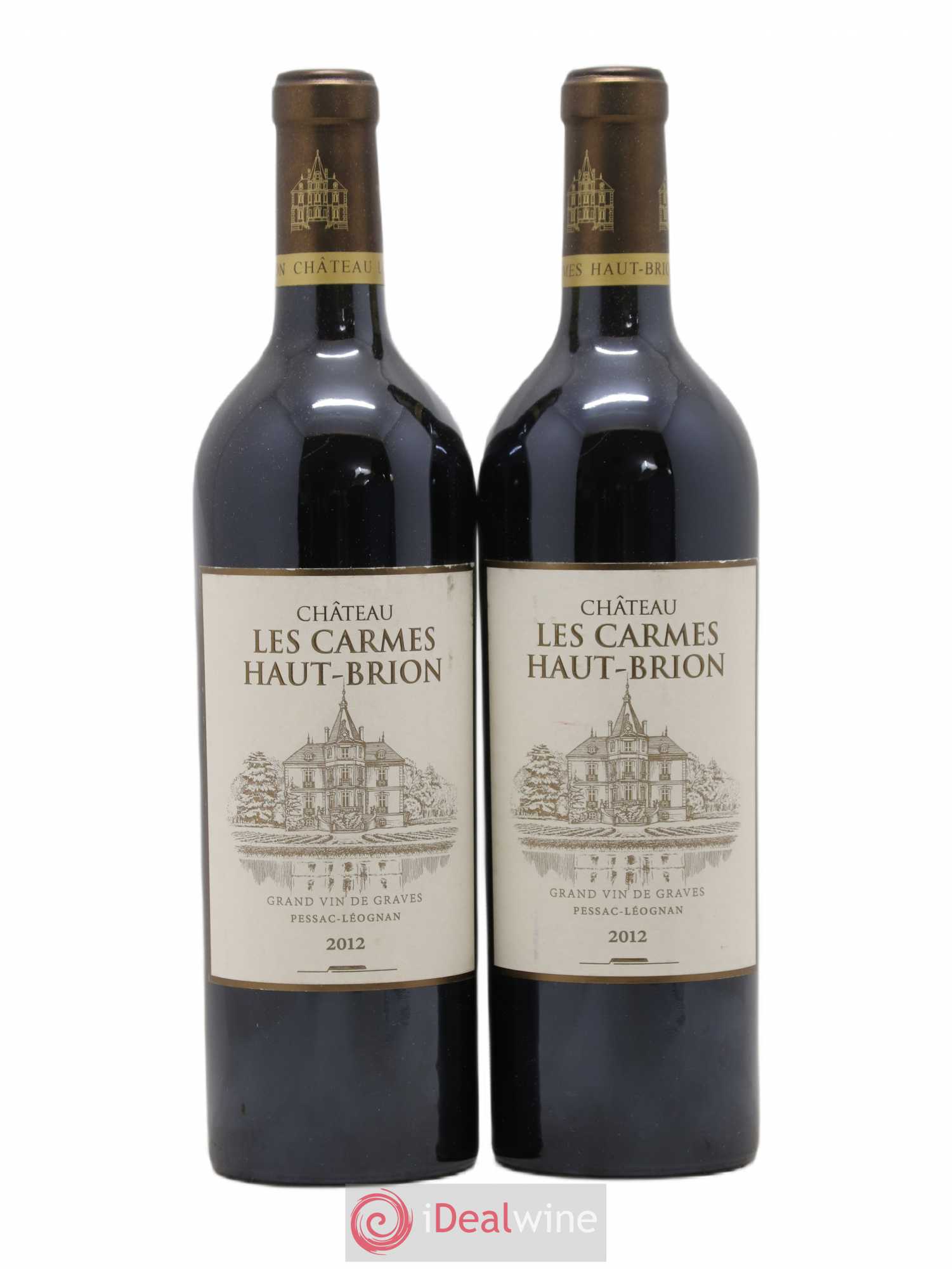 Château Les Carmes Haut-Brion 2012 - Lot de 2 bouteilles - 0