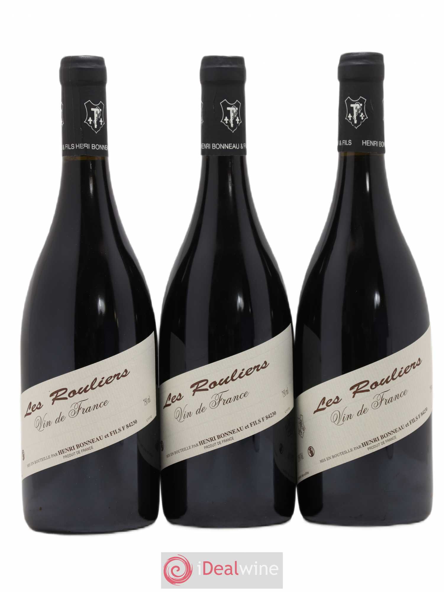 Vin de France Les Rouliers Henri Bonneau & Fils L1112 - Lot de 3 bouteilles - 0