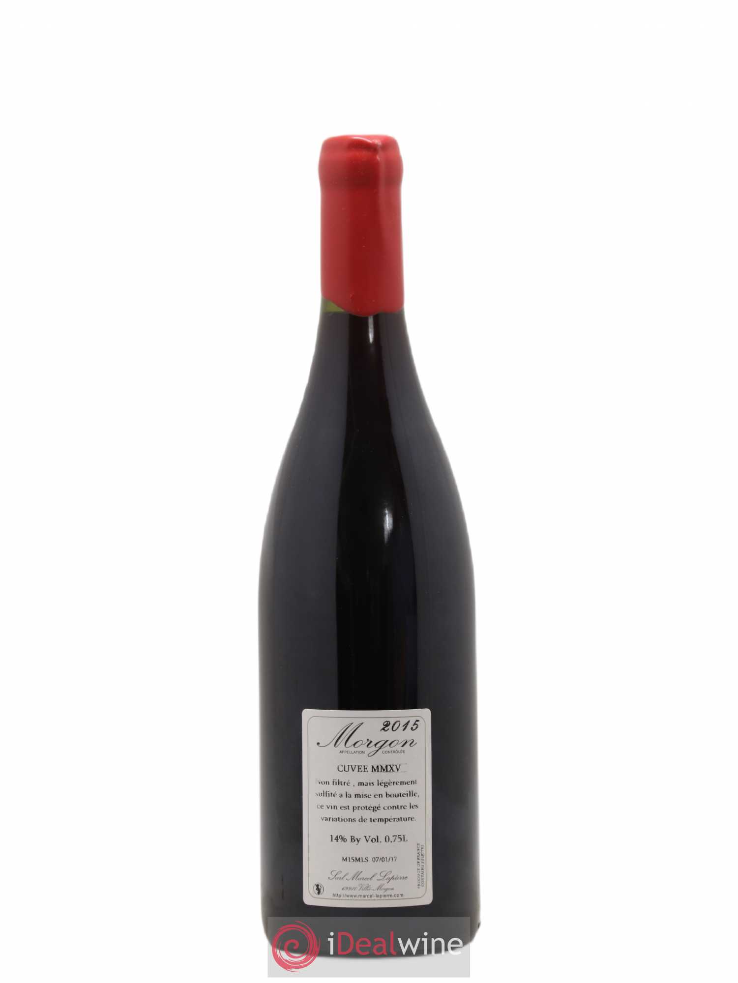 Morgon Cuvée Marcel Lapierre Marcel Lapierre (Domaine) 2015 - Lot de 1 bouteille - 1