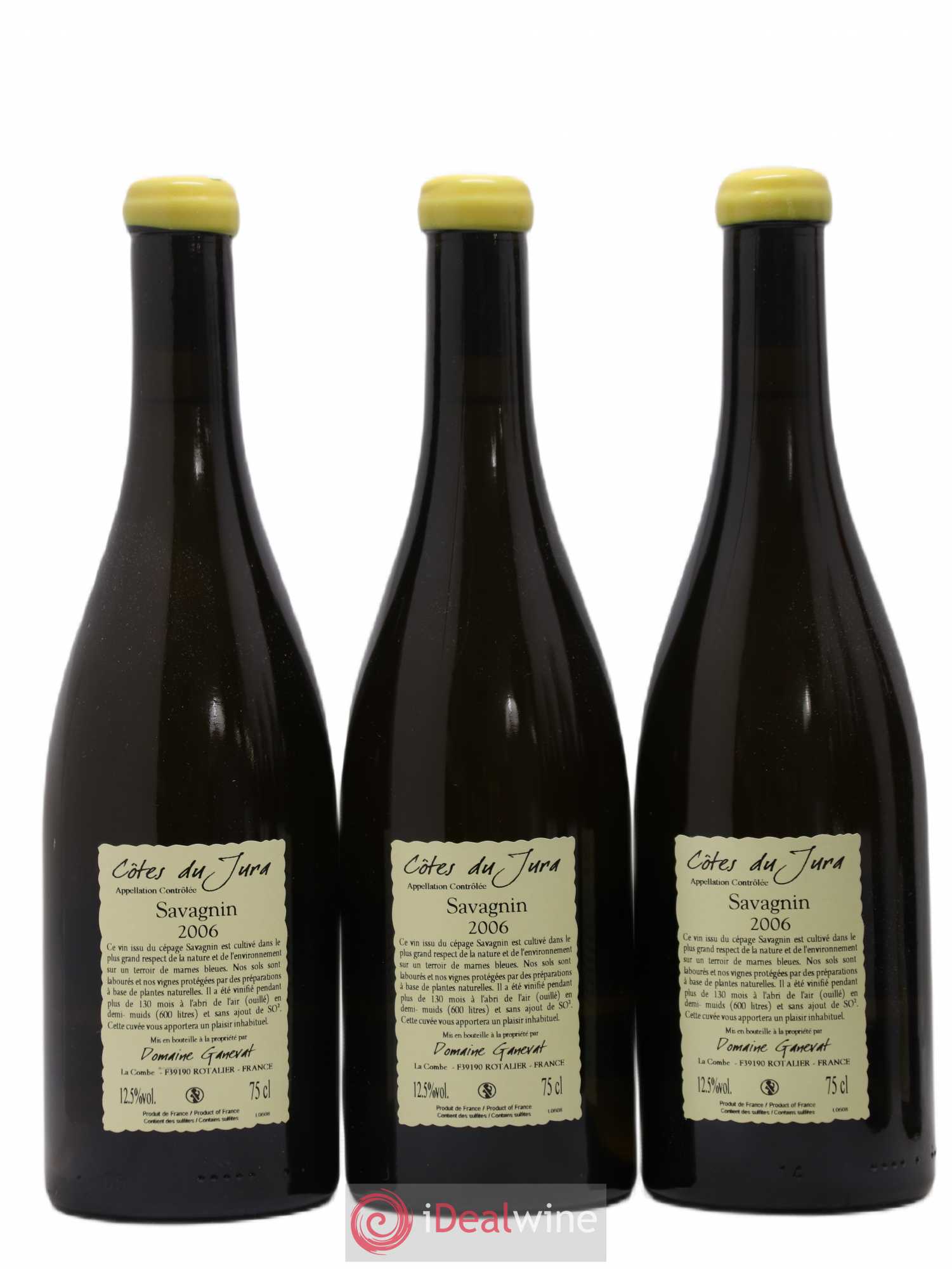 Côtes du Jura Les Vignes de mon Père Jean-François Ganevat (Domaine) 2006 - Lot de 3 bouteilles - 1