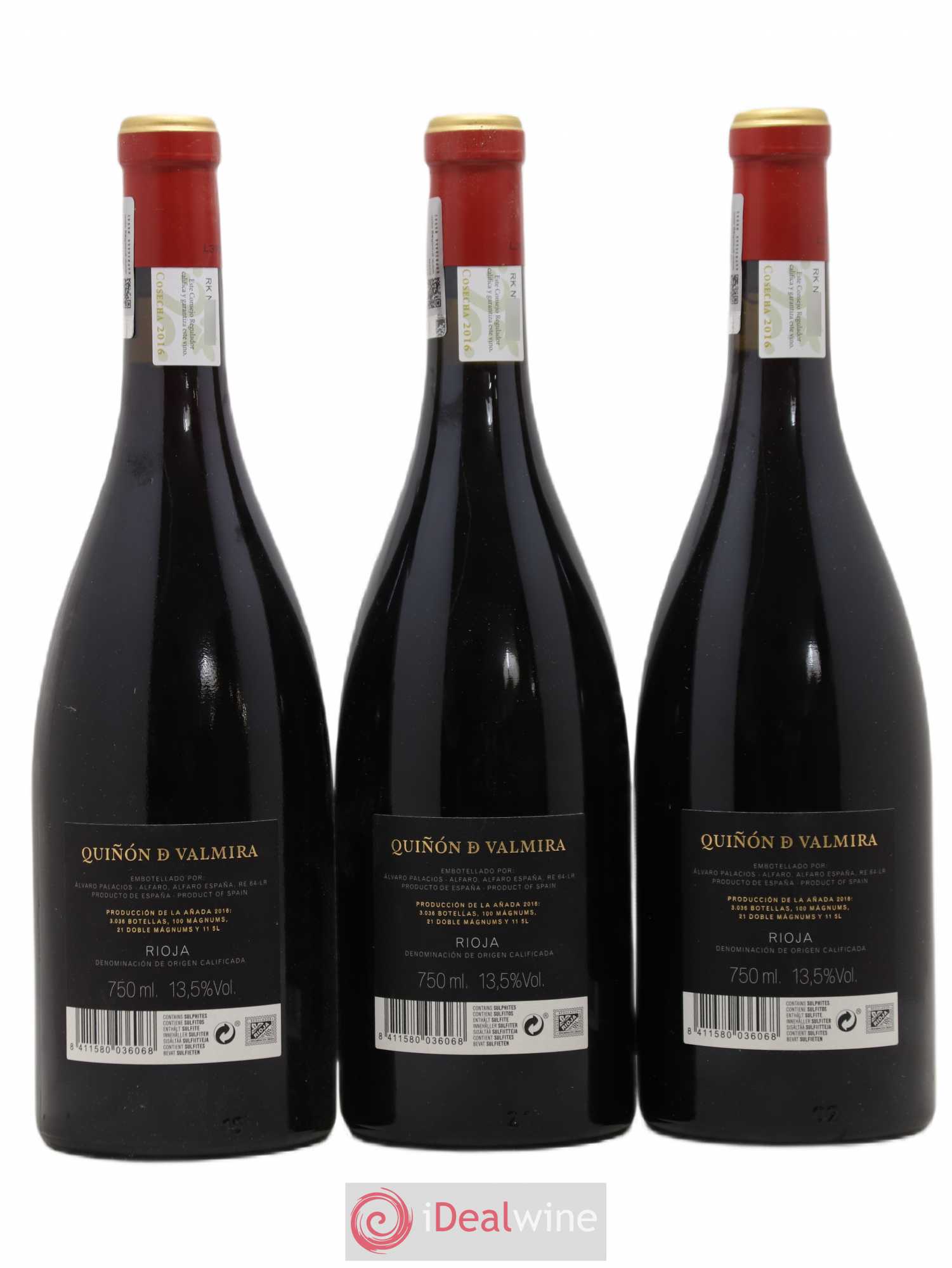 Priorat DOCA Alvaro Palacios Quinon de Valmira 2016 - Posten von 3 Flaschen - 1