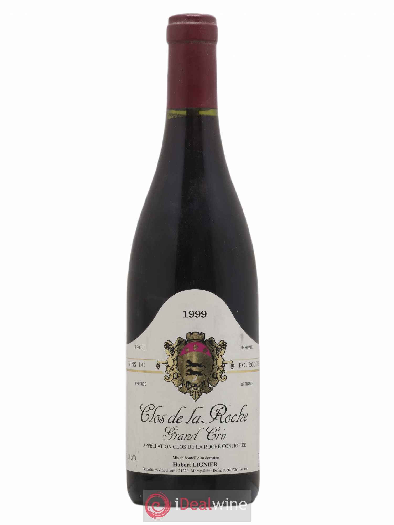 Clos de la Roche Grand Cru Hubert Lignier (Domaine) 1999 - Lot de 1 bouteille - 0