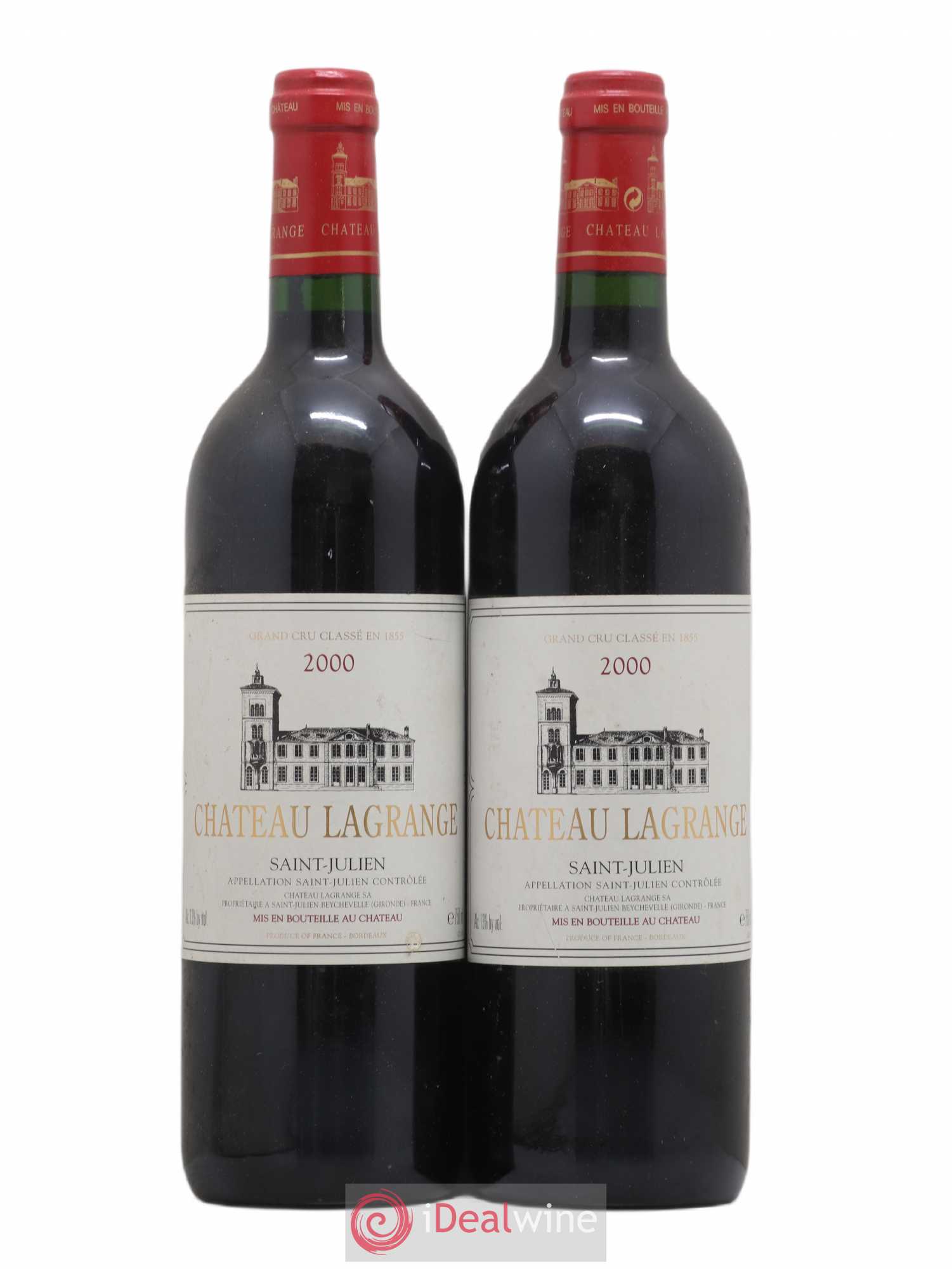 Château Lagrange 3ème Grand Cru Classé 2000 - Lot de 2 bouteilles - 0