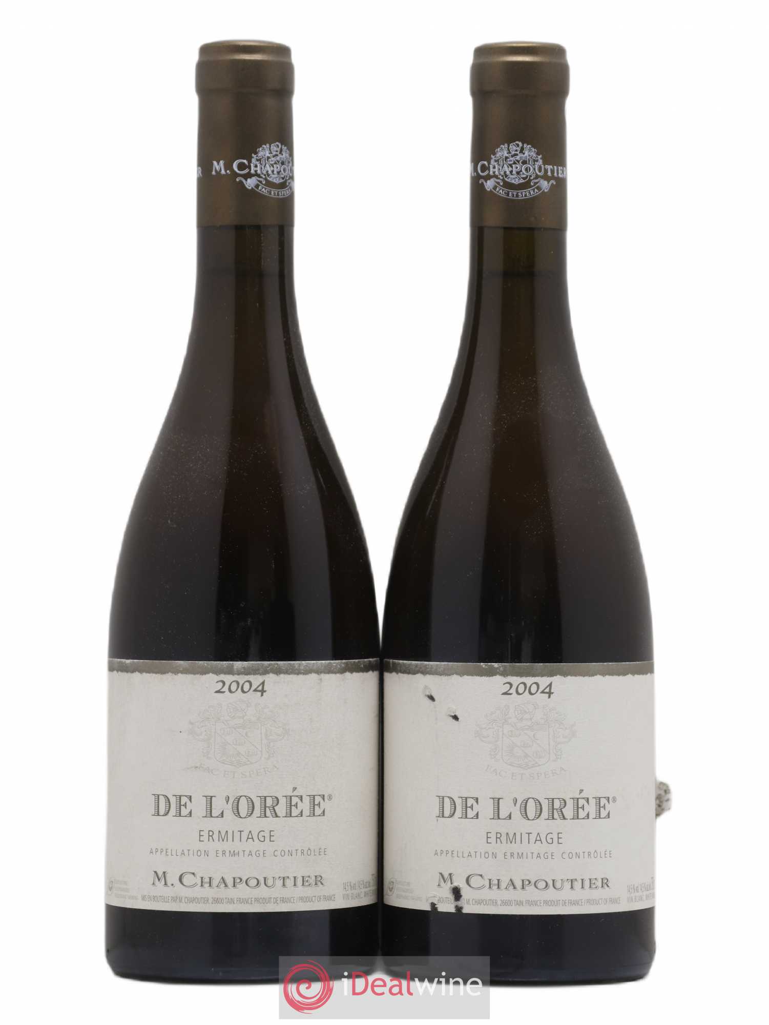 Hermitage Ermitage de l'Orée Chapoutier 2004 - Lot de 2 bouteilles - 0