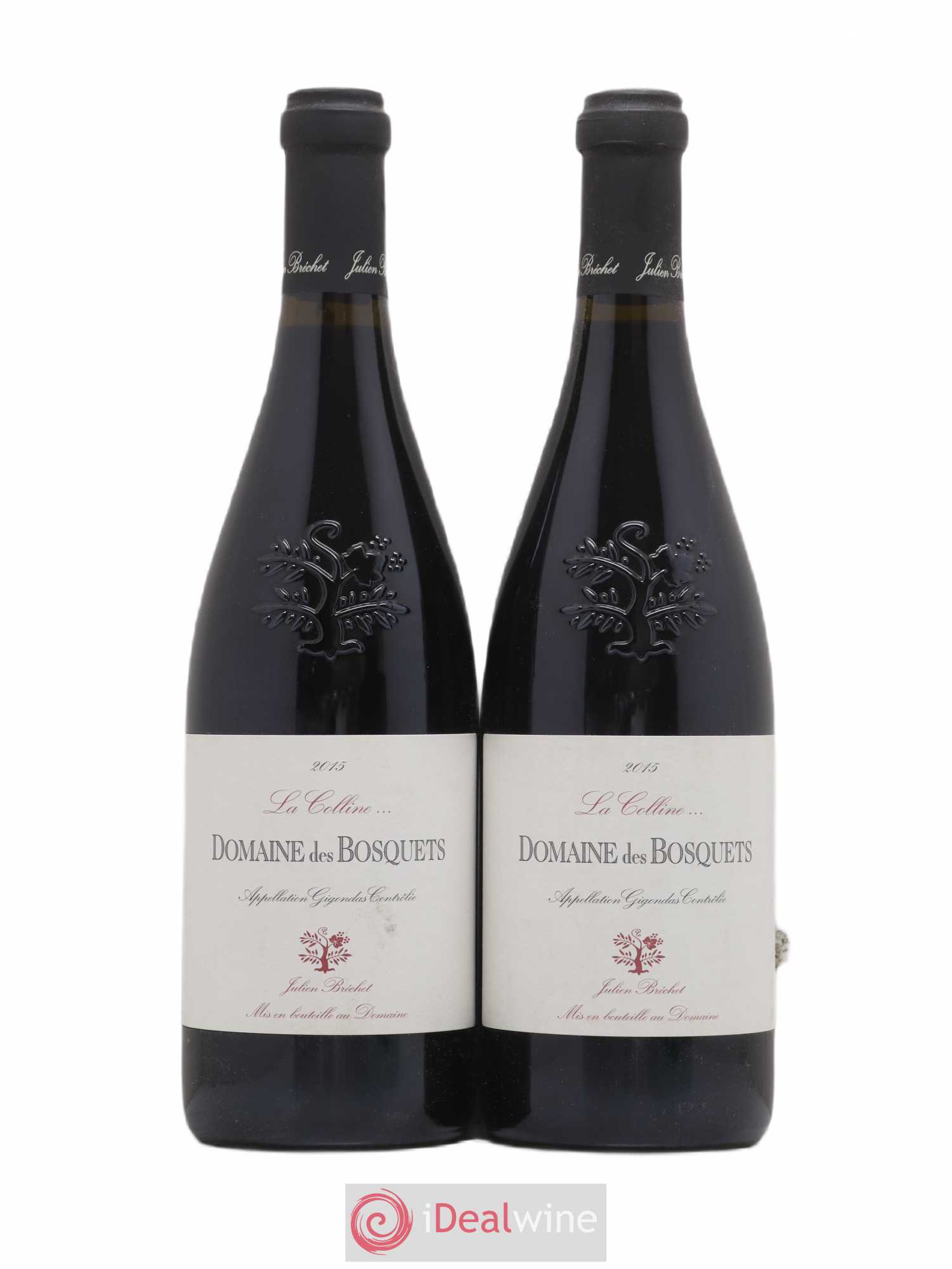 Gigondas Colline Bosquet Brichet 2015 - Posten von 2 Flaschen - 0