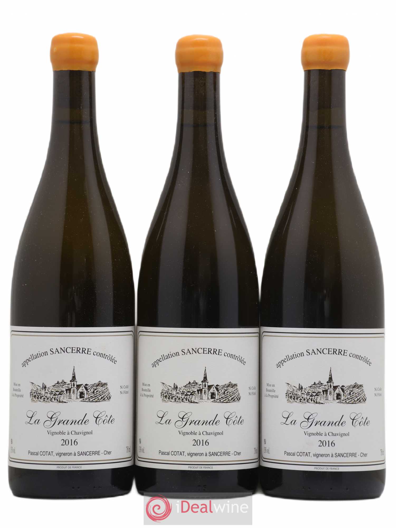 Sancerre La Grande Côte Pascal Cotat 2016 - Lot de 3 bouteilles - 0