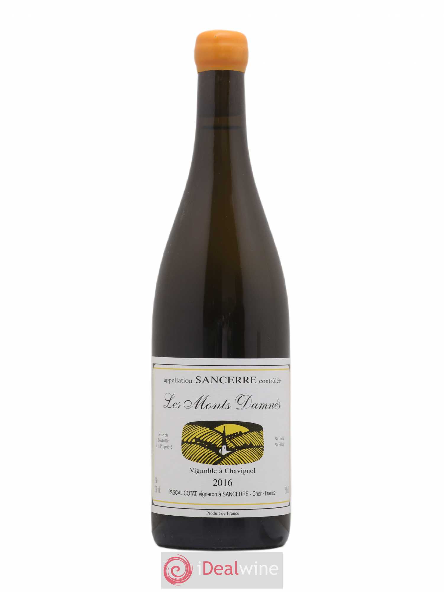 Sancerre Les Monts Damnés Pascal Cotat 2016 - Lot de 1 bouteille - 0