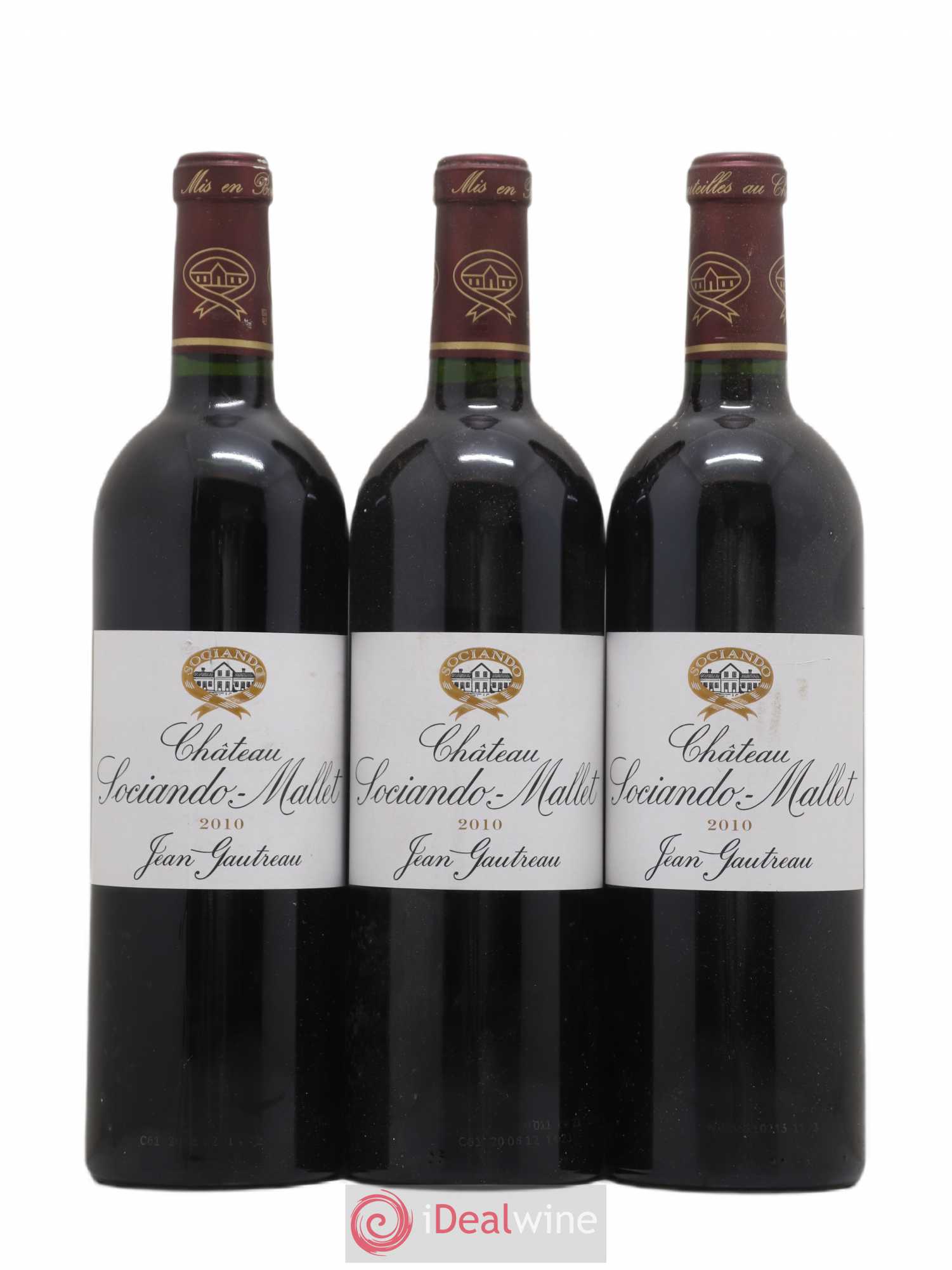 Château Sociando Mallet 2010 - Lot de 6 bouteilles - 2