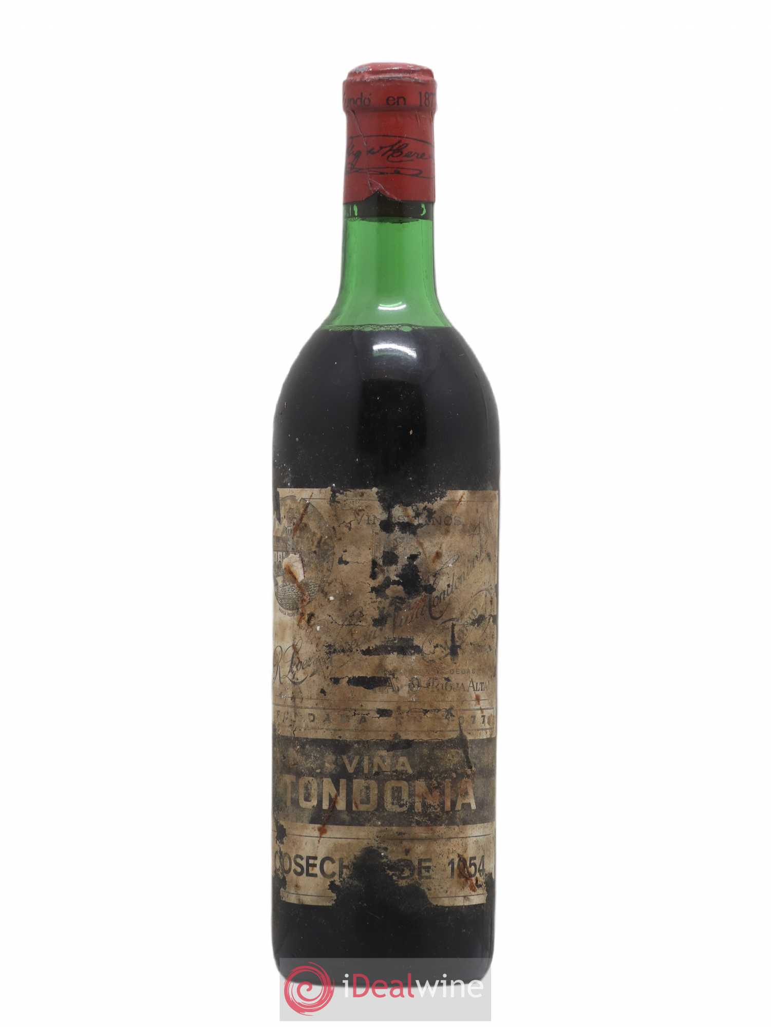 Rioja Gran Reserva Vina Tondonia R. Lopez de Heredia 1954 - Lot de 1 bouteille - 0