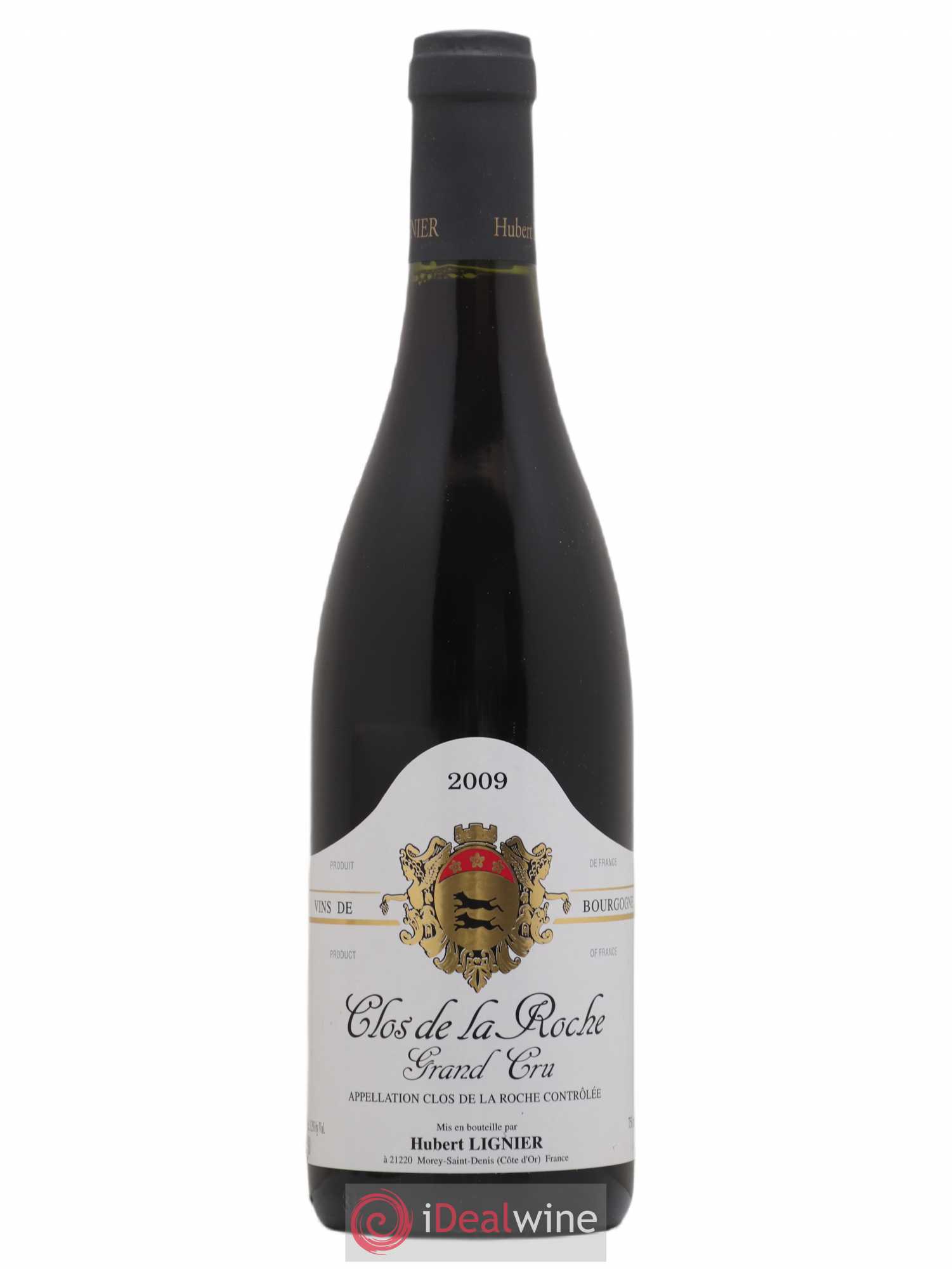 Clos de la Roche Grand Cru Hubert Lignier (Domaine) 2009 - Lot de 1 bouteille - 0