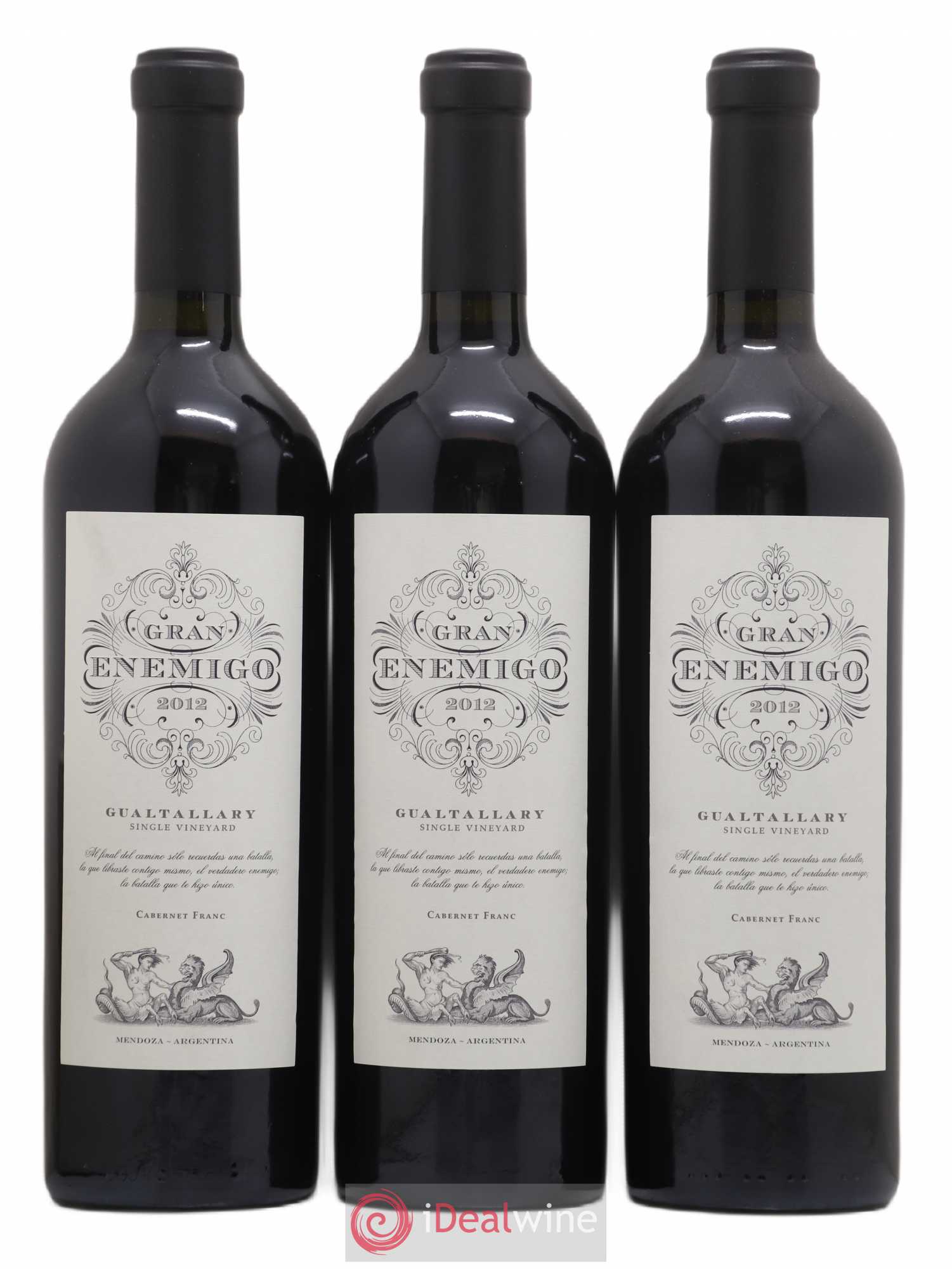 Mendoza Gran Enemigo El Enemigo 2012 - Lot de 3 bouteilles - 0
