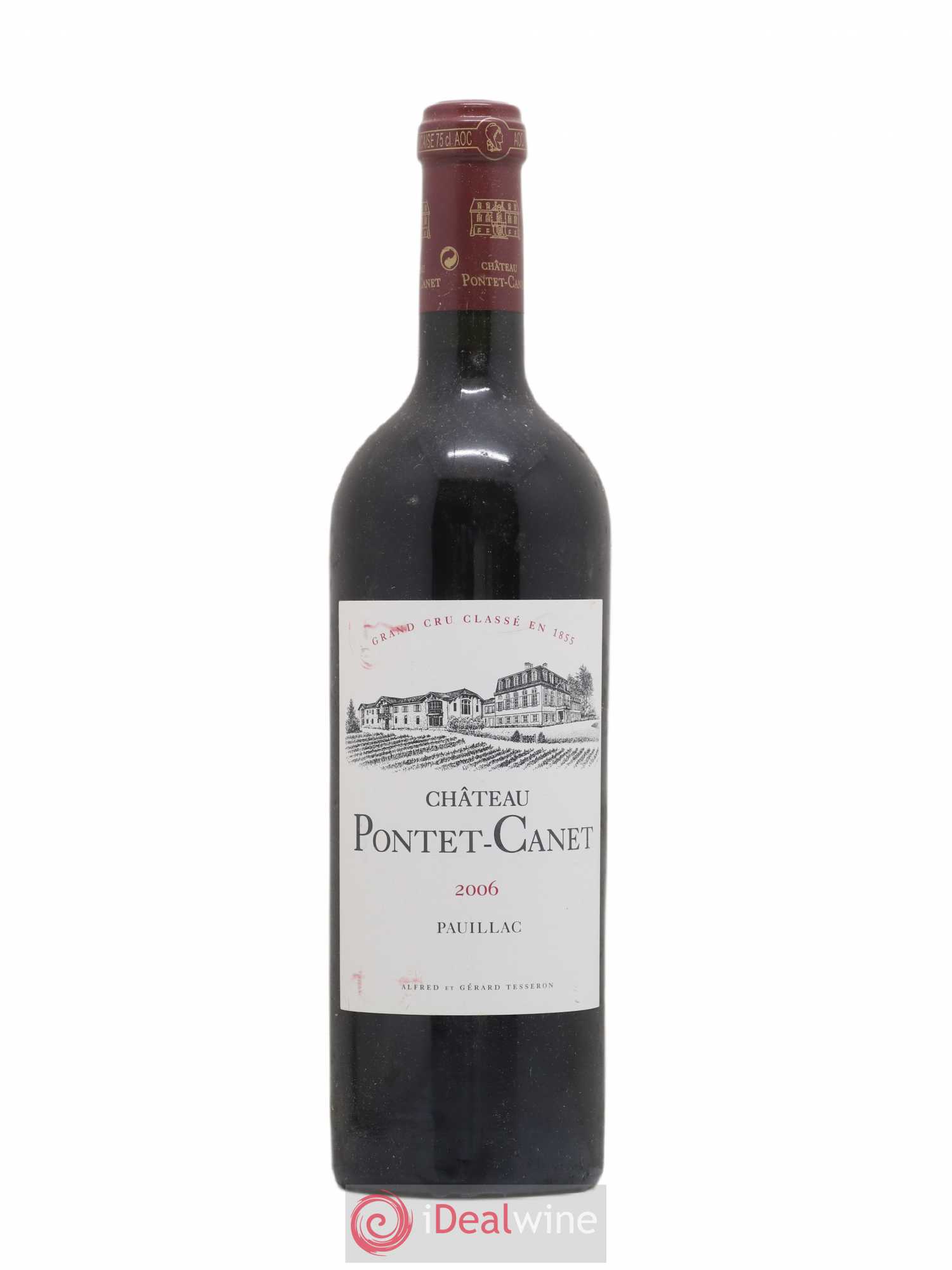 Château Pontet Canet 5ème Grand Cru Classé 2006 - Lot de 1 bouteille - 0