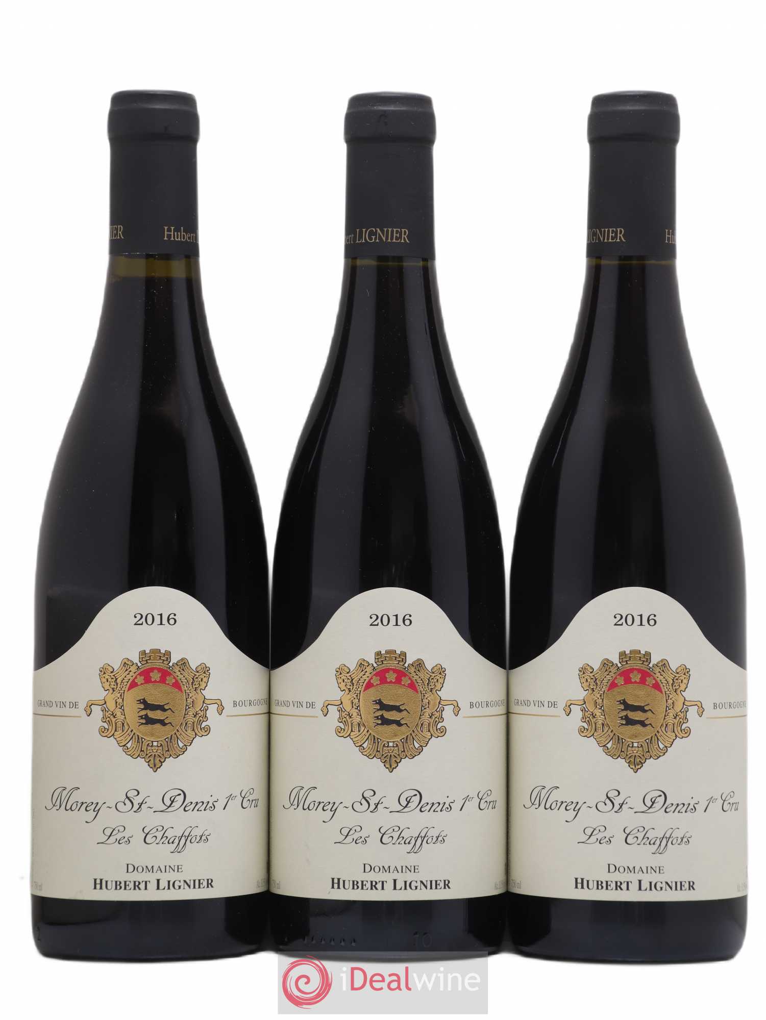 Morey-Saint-Denis 1er Cru Les Chaffots Hubert Lignier (Domaine) 2016 - Lot de 3 bouteilles - 0