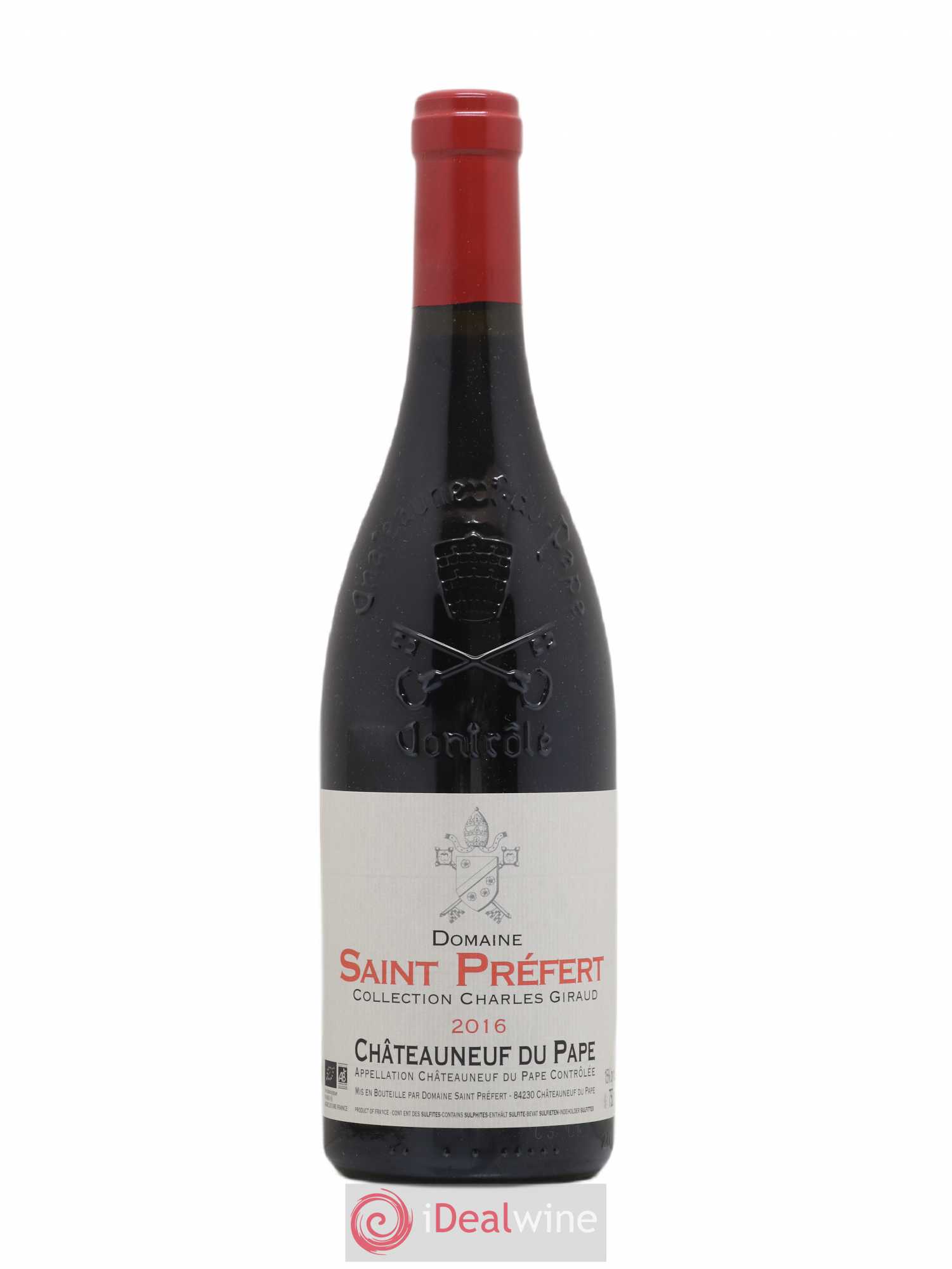 Châteauneuf-du-Pape Collection Charles Giraud Domaine Saint-Préfert 2016 - Lot de 1 bouteille - 0