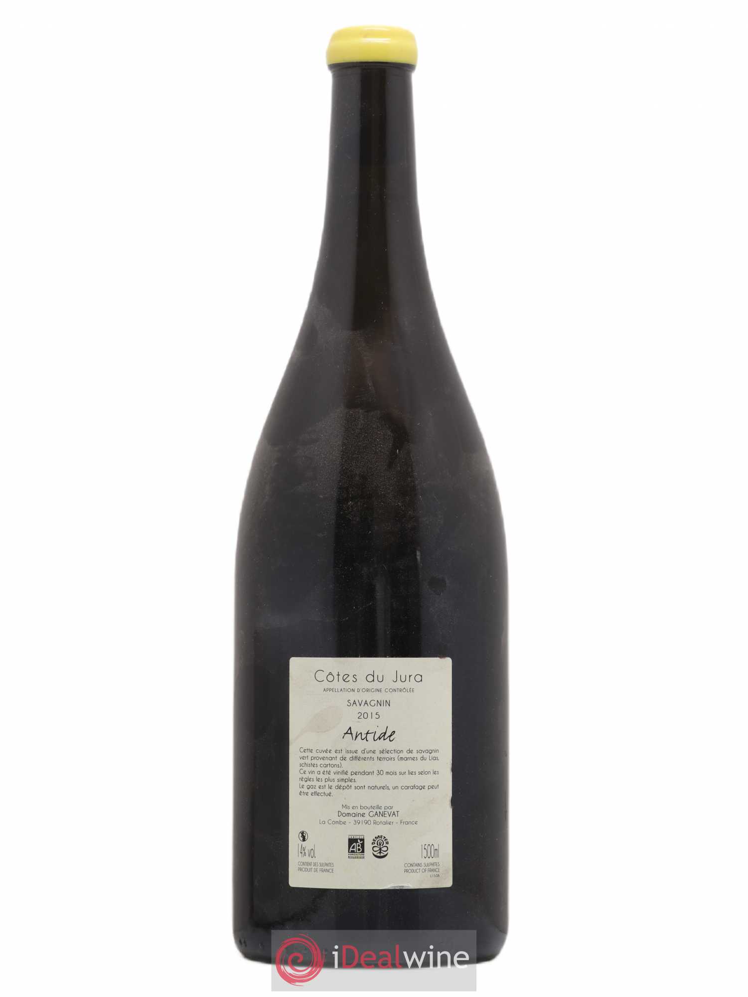 Côtes du Jura Savagnin Antide Jean-François Ganevat (Domaine) 2015 - Lot de 1 magnum - 1