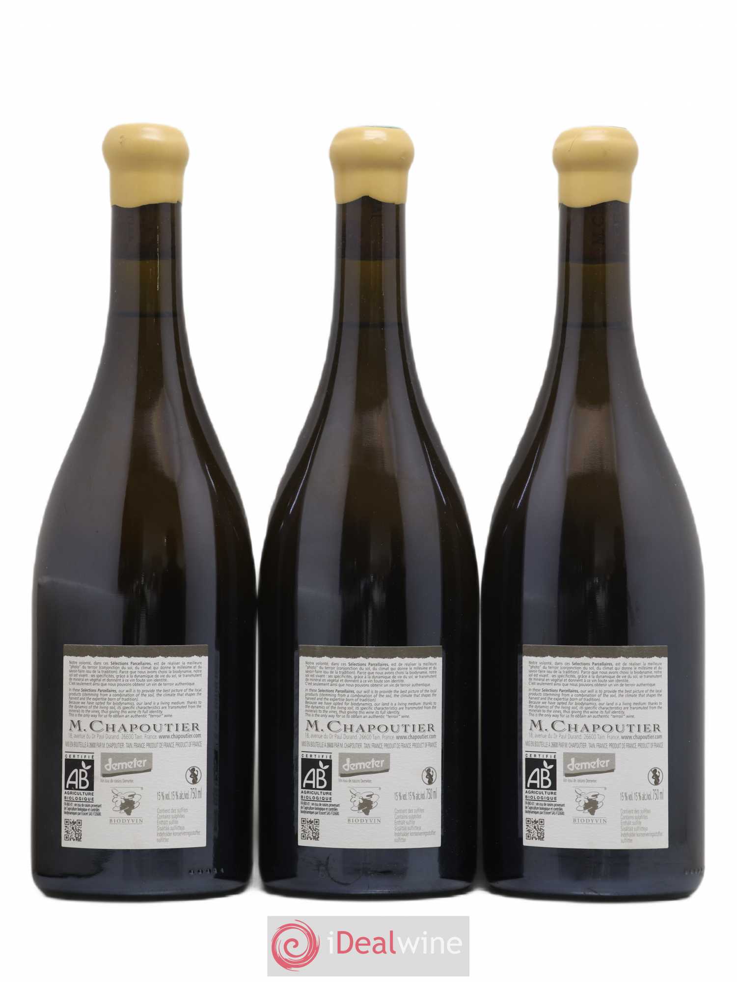 Hermitage Ermitage Le Méal Chapoutier 2009 - Lot de 3 bouteilles - 1