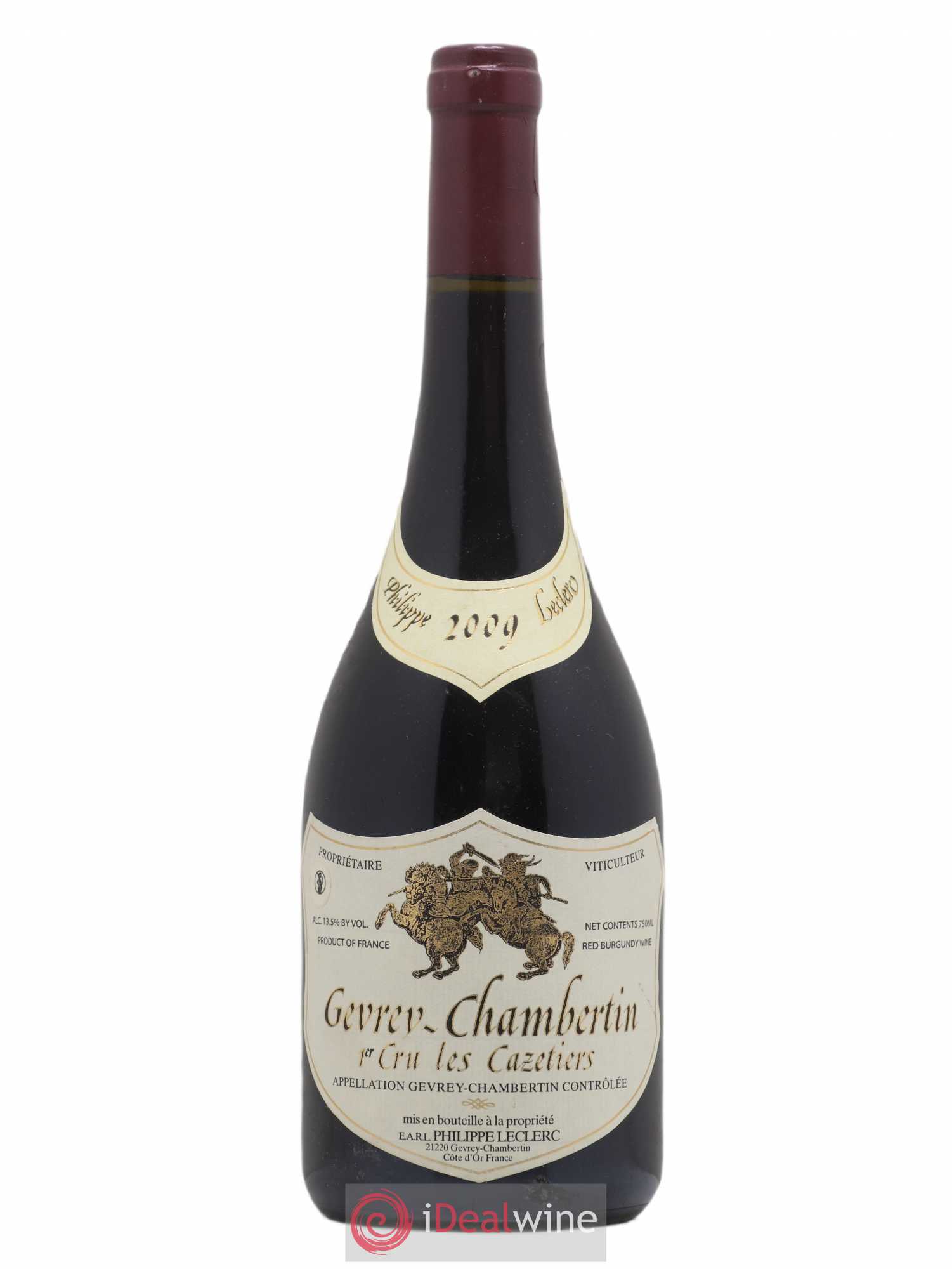 Gevrey-Chambertin 1er Cru Les Cazetiers Leclerc 2009 - Posten von 1 Flasche - 0