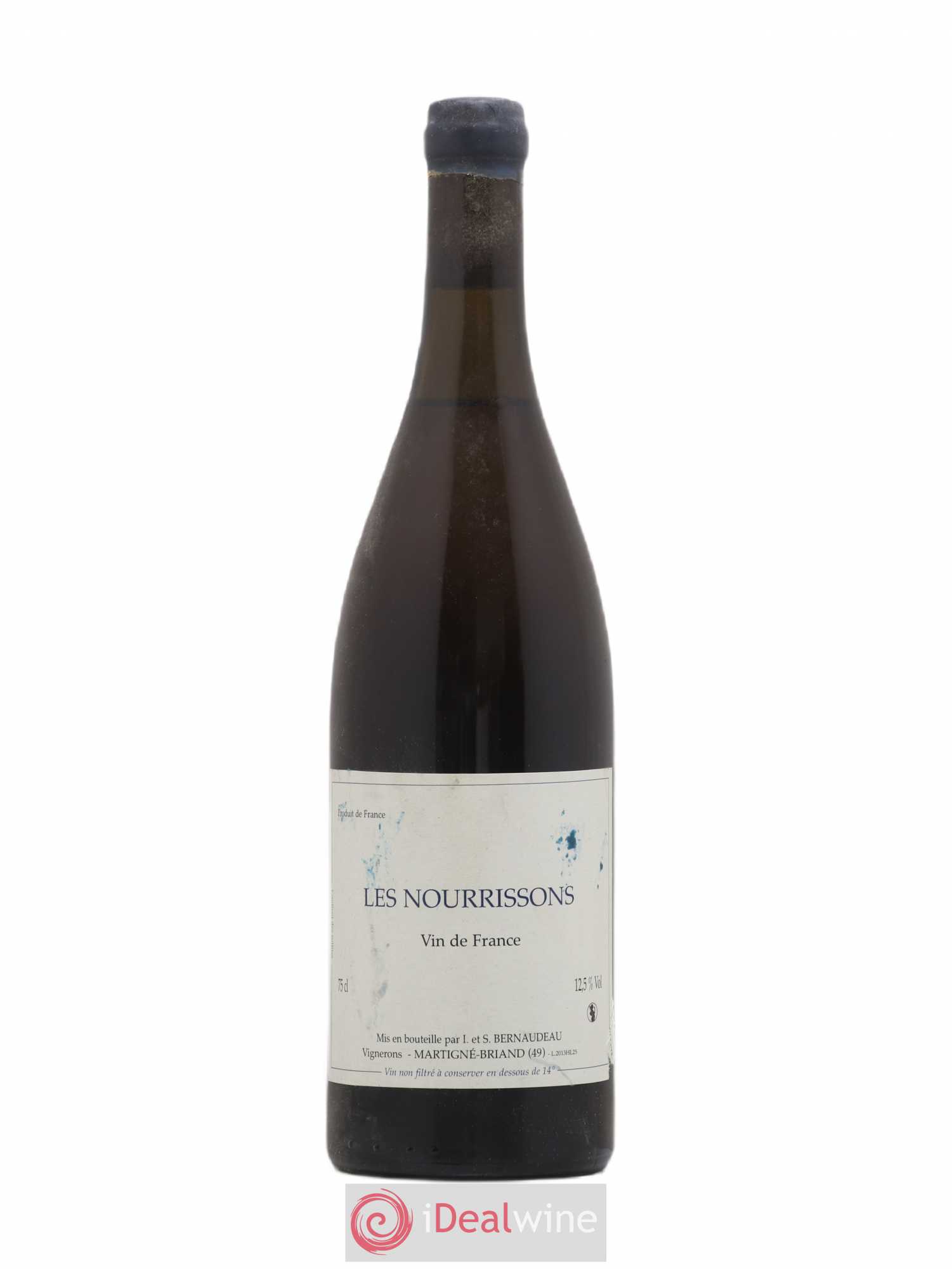 Vin de France Les Nourrissons Stéphane Bernaudeau 2013 - Lot de 1 bouteille - 0