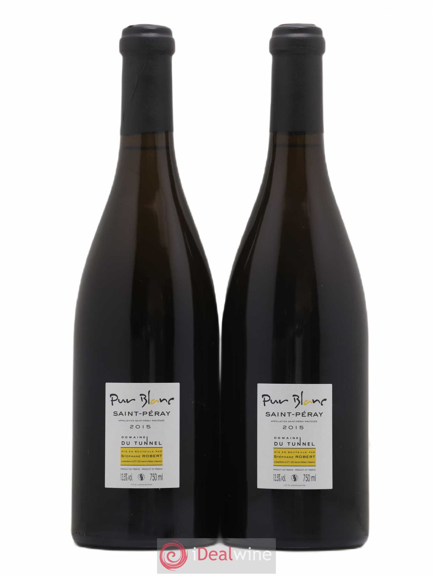 Saint-Péray Pur domaine du Tunnel 2015 - Posten von 2 Flaschen - 1