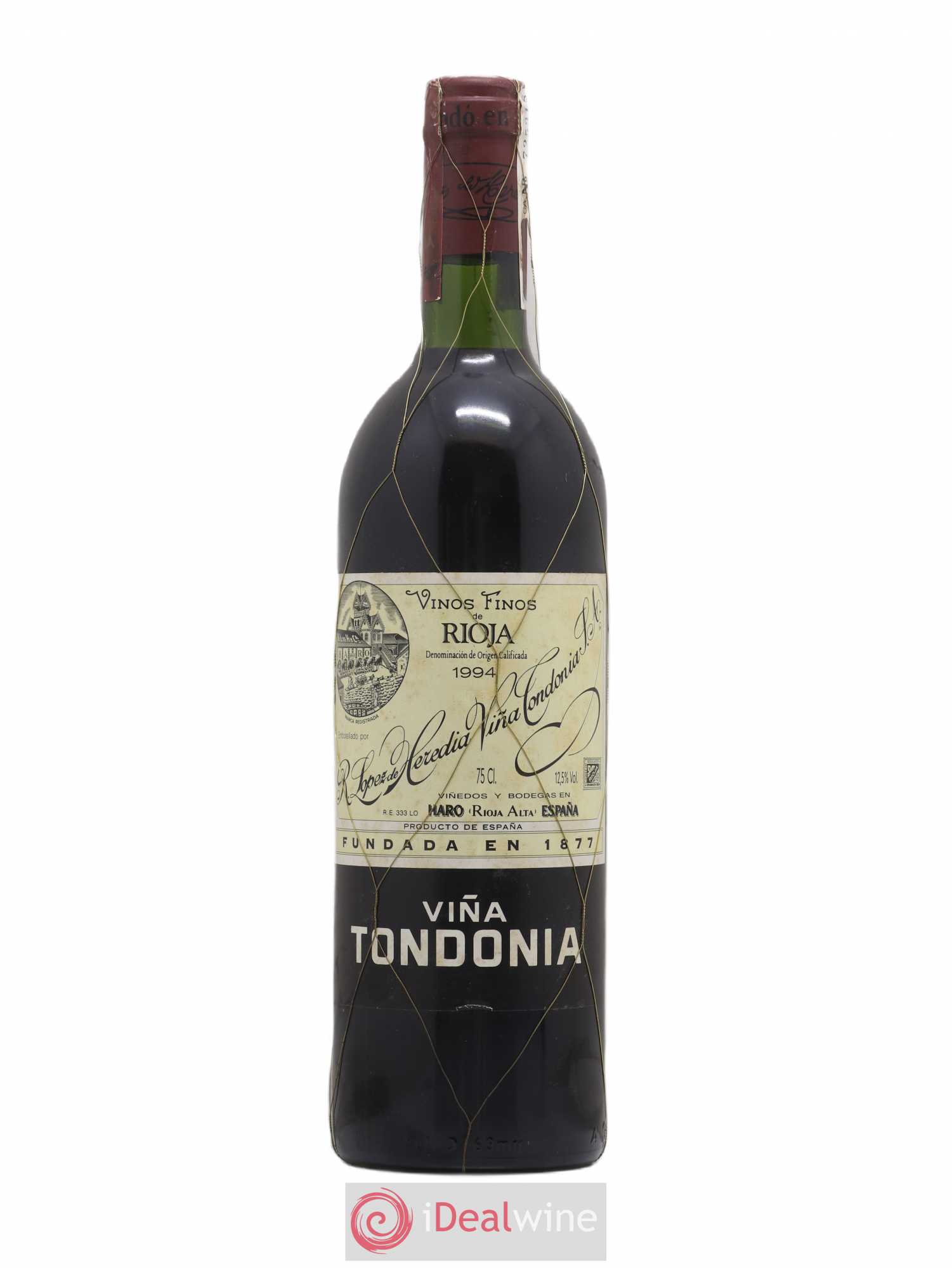 Rioja DOCA Reserva Vina Tondonia R. Lopez de Heredia 1994 - Posten von 1 Flasche - 0