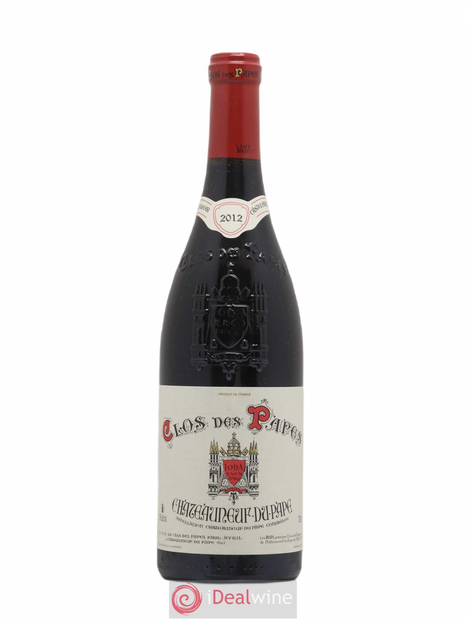 Châteauneuf-du-Pape Clos des Papes - Paul Avril 2012 - Lot de 1 bouteille - 0