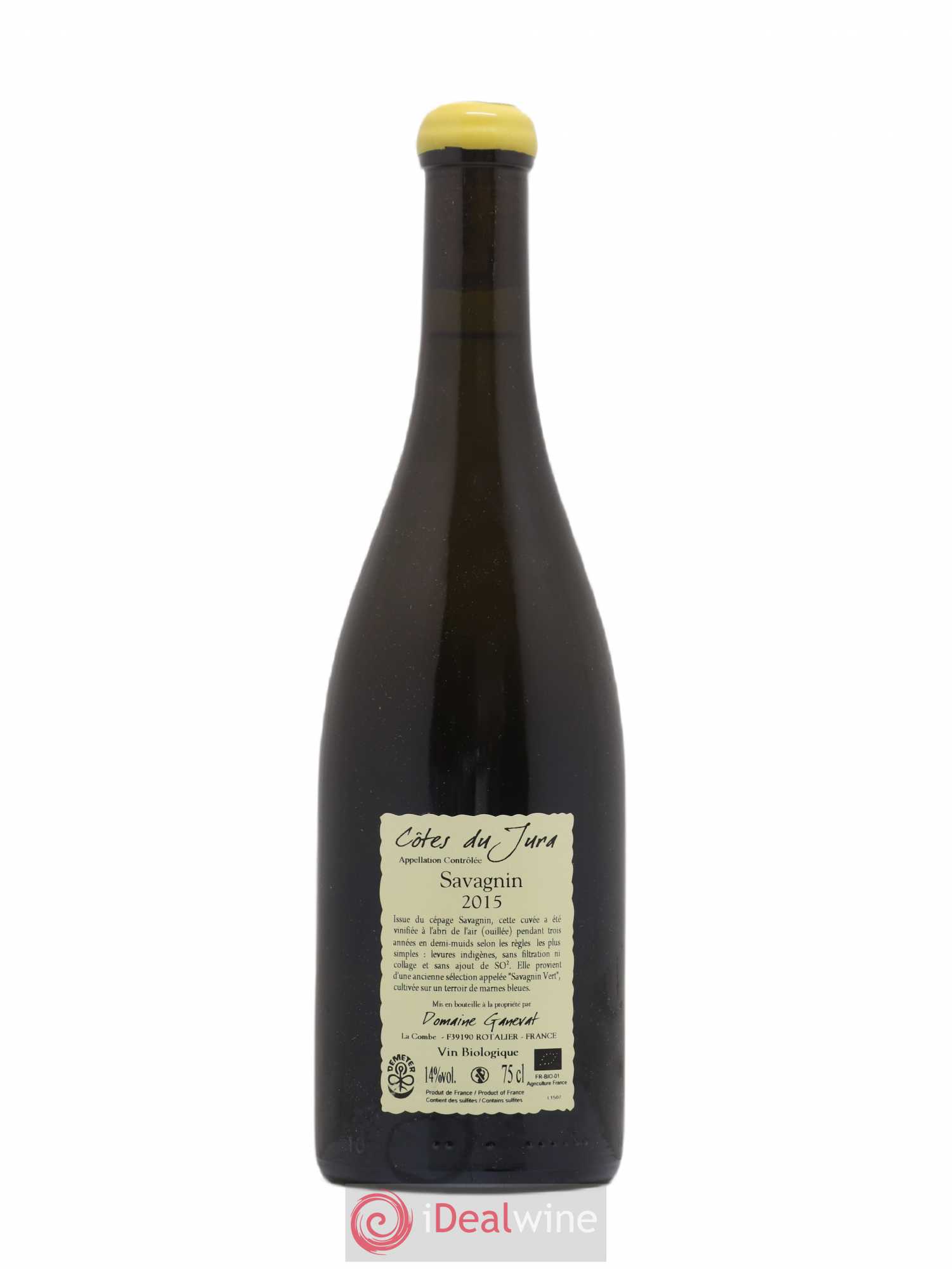 Côtes du Jura Les Chalasses Marnes Bleues Jean-François Ganevat (Domaine) 2015 - Lot de 1 bouteille - 1