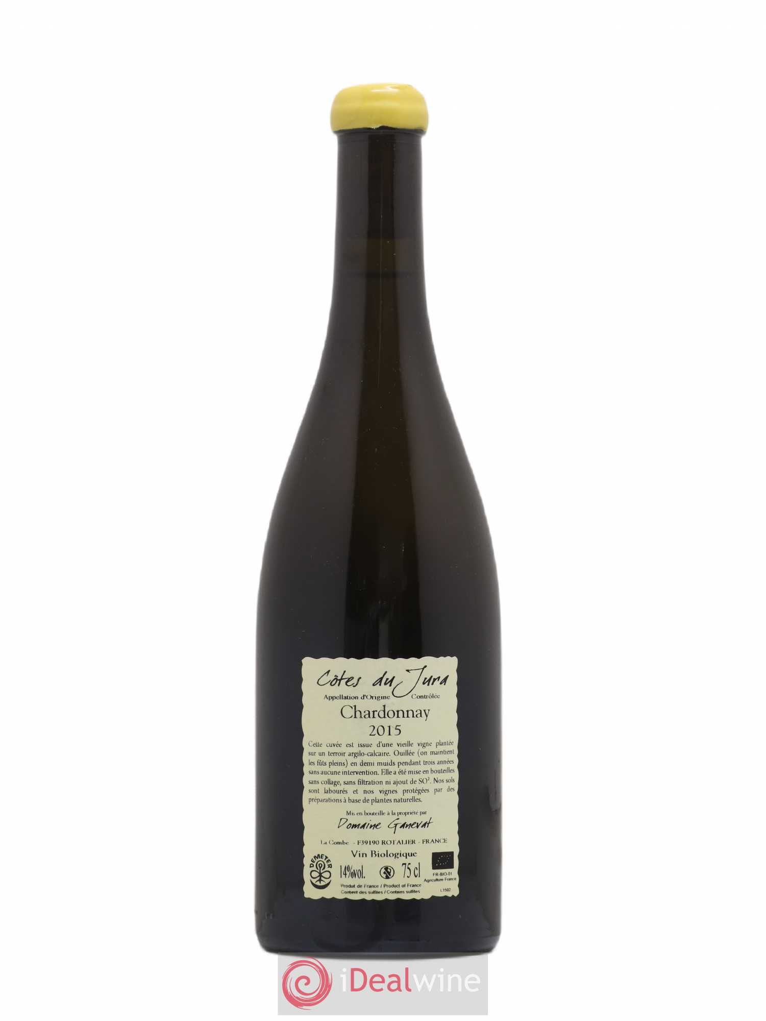 Côtes du Jura Les Chamois du Paradis Jean-François Ganevat (Domaine) 2015 - Lot de 1 bouteille - 1