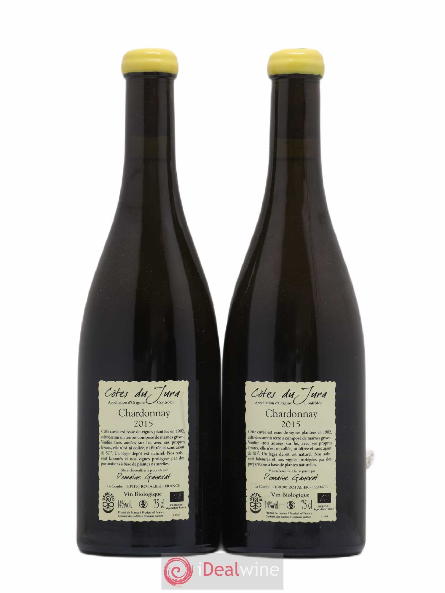 Côtes du Jura Les Chalasses Vieilles Vignes Jean-François Ganevat (Domaine) 2015 - Lot de 2 bouteilles - 1
