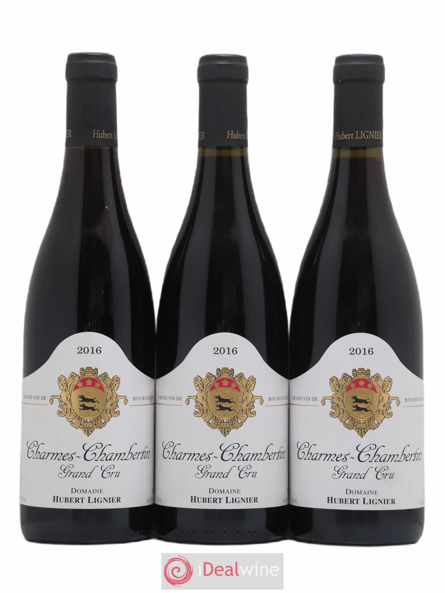 Charmes-Chambertin Grand Cru Hubert Lignier (Domaine) 2016 - Lot de 3 bouteilles - 0