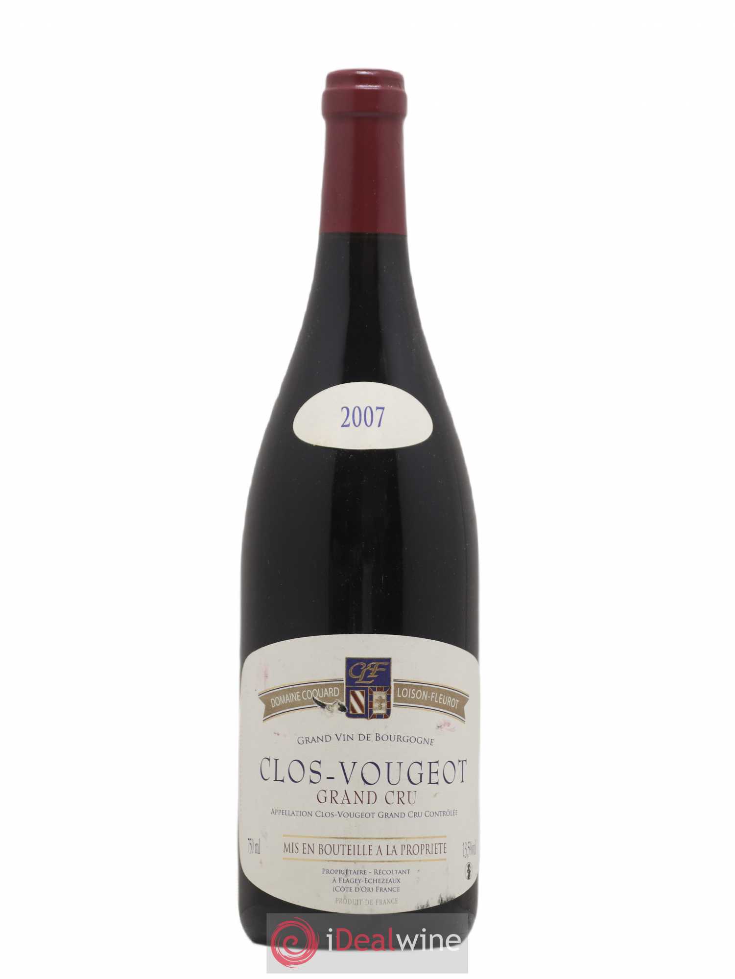 Clos de la Roche Grand Cru Coquard Loison-Fleurot Coquard Loison Fleurot 2007 - Lot de 1 bouteille - 0