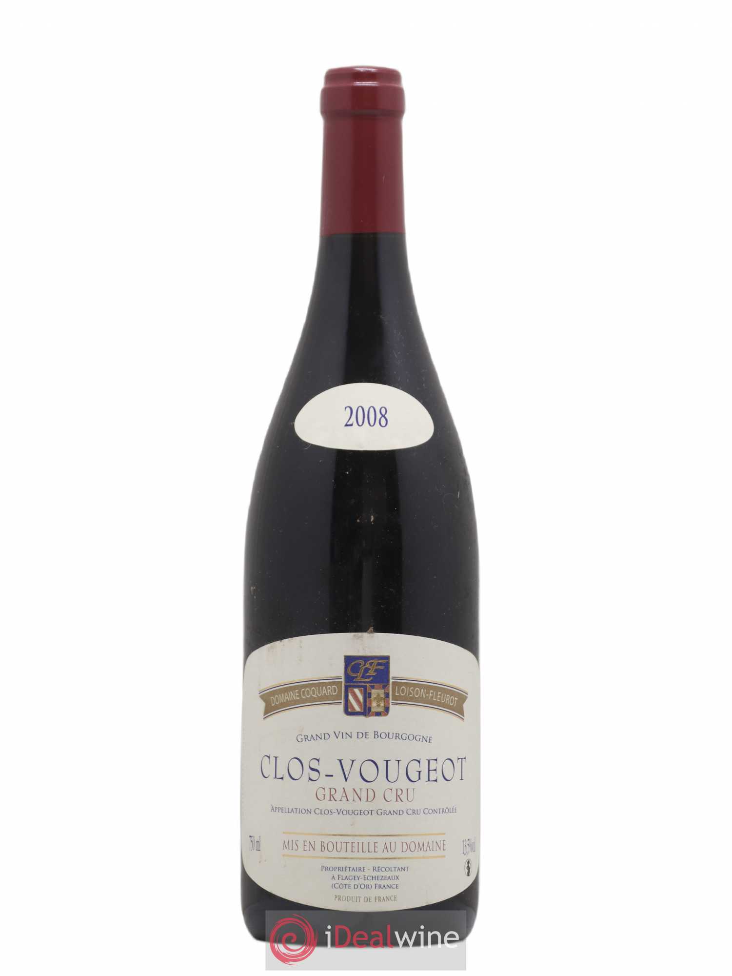Clos de la Roche Grand Cru Coquard Loison-Fleurot Coquard Loison Fleurot 2008 - Lot de 1 bouteille - 0