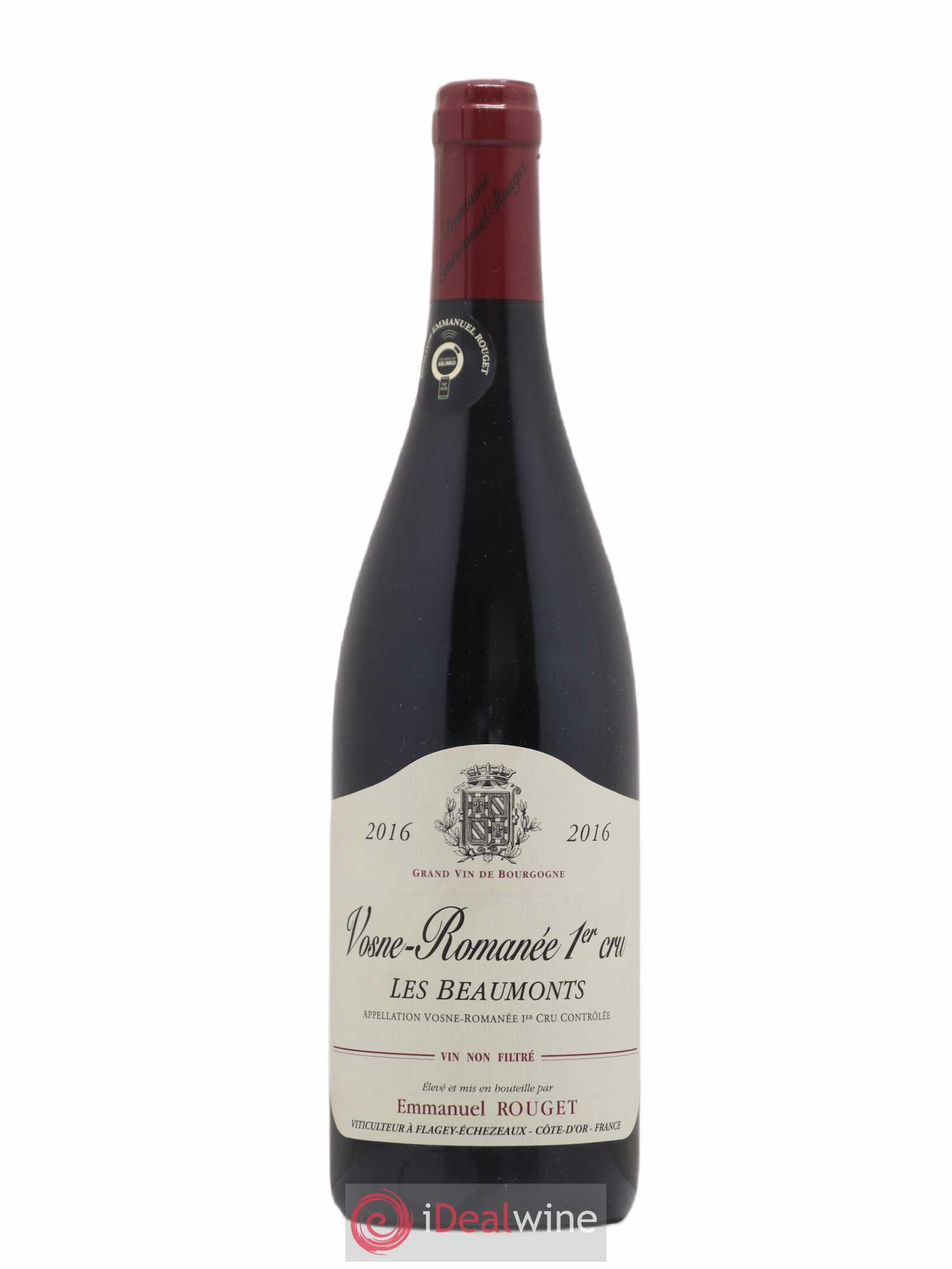 Vosne-Romanée 1er Cru Les Beaumonts Emmanuel Rouget 2016 - Lot de 1 bouteille - 0