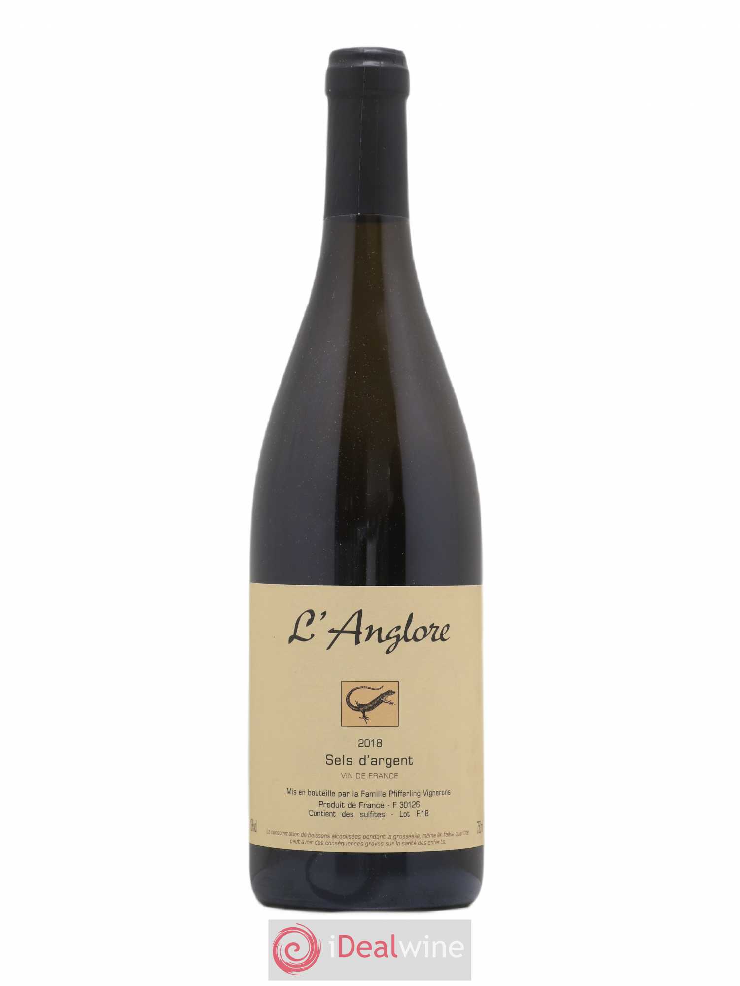 Vin de France Sels d'argent L'Anglore 2018 - Lot de 1 bouteille - 0