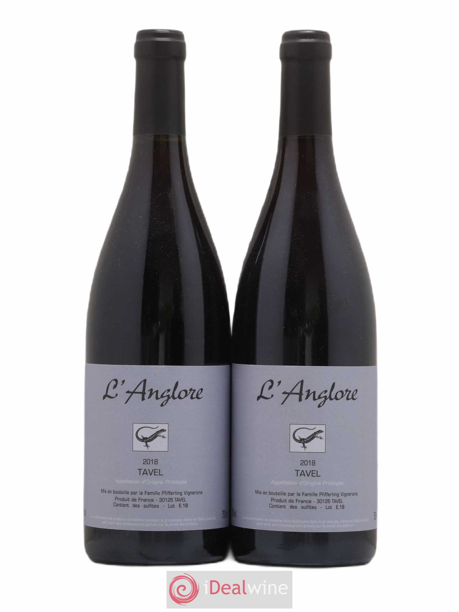 Tavel L'Anglore 2018 - Posten von 2 Flaschen - 0