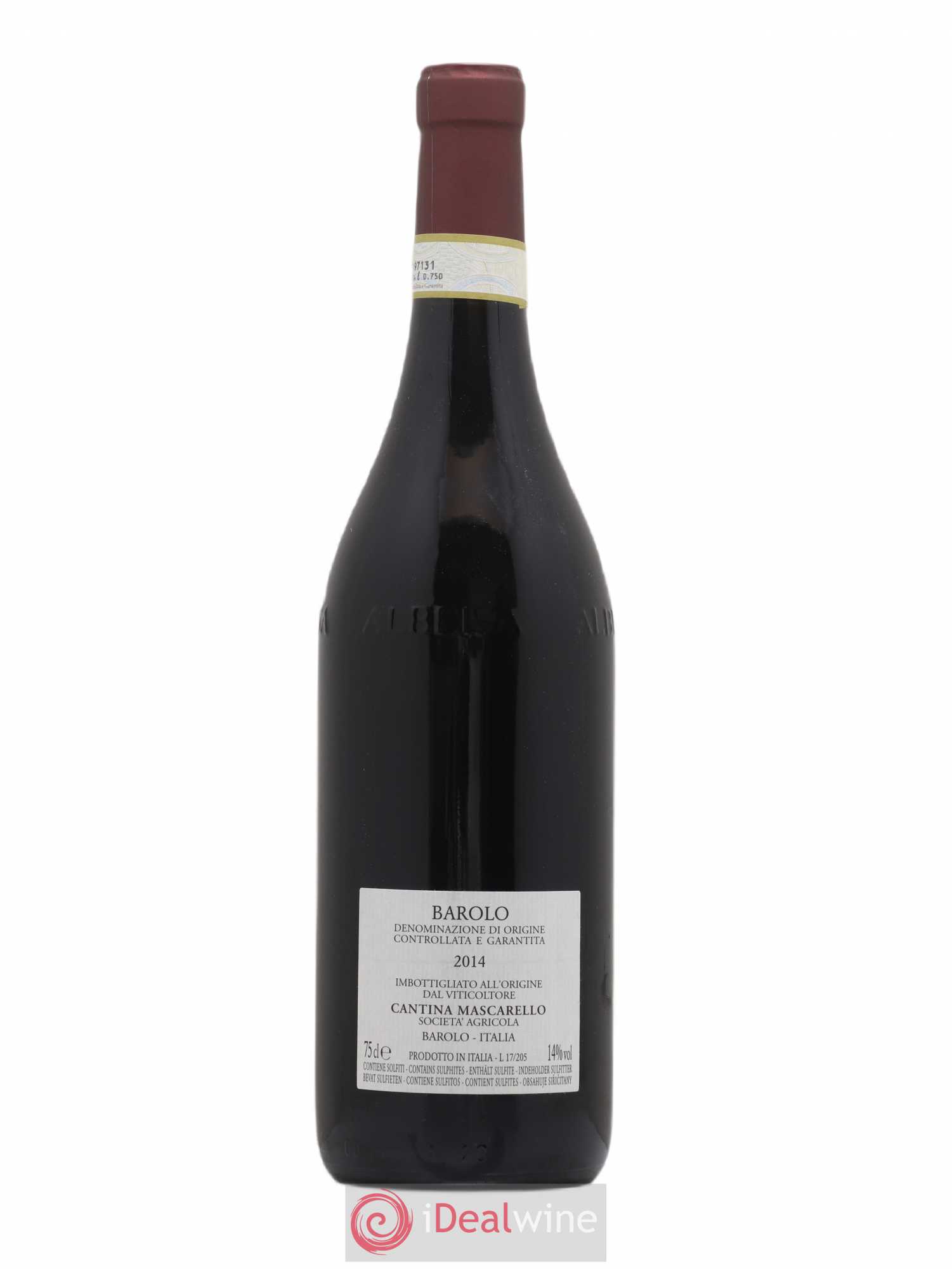 Barolo DOCG Bartolo Mascarello 2014 - Lot de 1 bouteille - 1