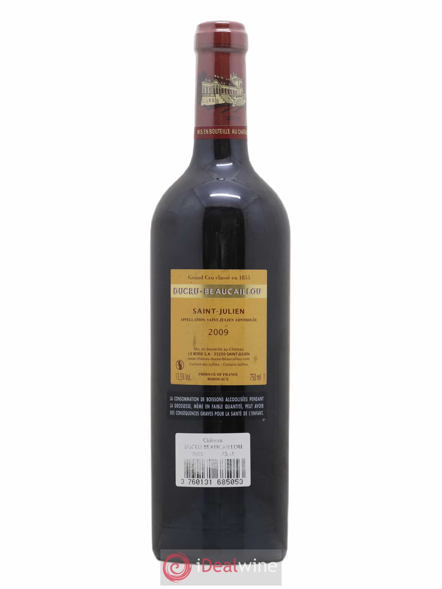 Château Ducru Beaucaillou 2ème Grand Cru Classé 2009 - Lot de 1 bouteille - 1