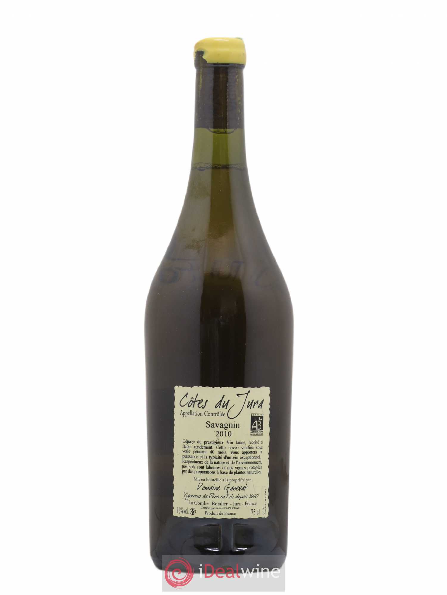 Côtes du Jura Terrasse de Chalandigna Ganevat 2010 - Posten von 1 Flasche - 1