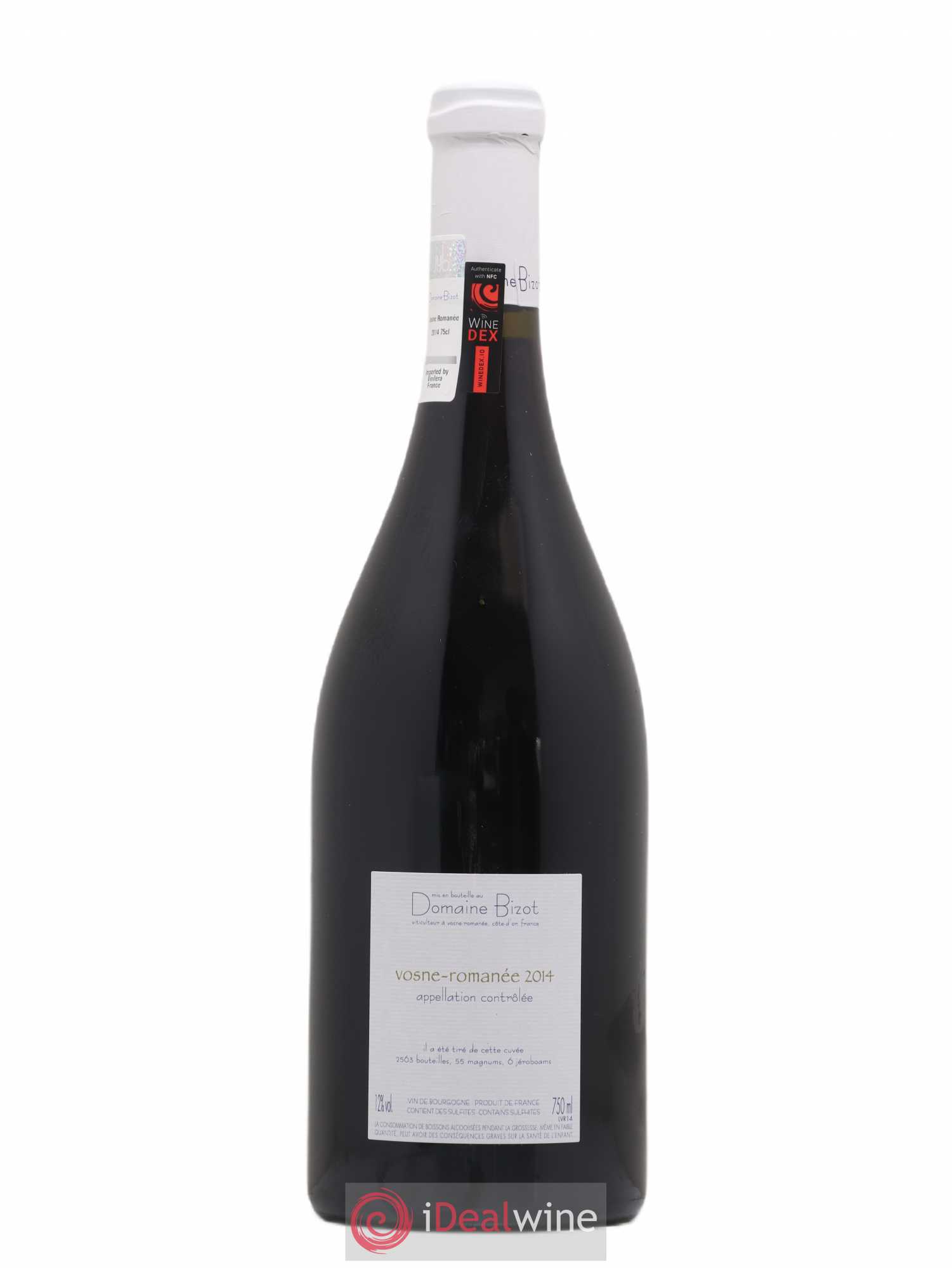 Vosne-Romanée Bizot (Domaine) 2014 - Lot de 1 bouteille - 1