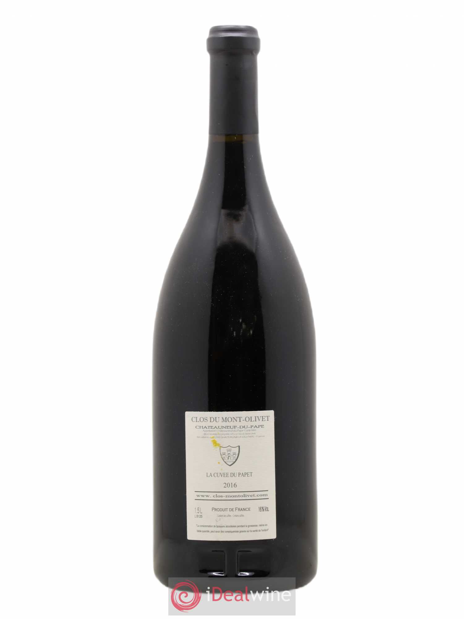 Châteauneuf-du-Pape Cuvée du Papet Clos du Mont-Olivet 2016 - Lot de 1 magnum - 1
