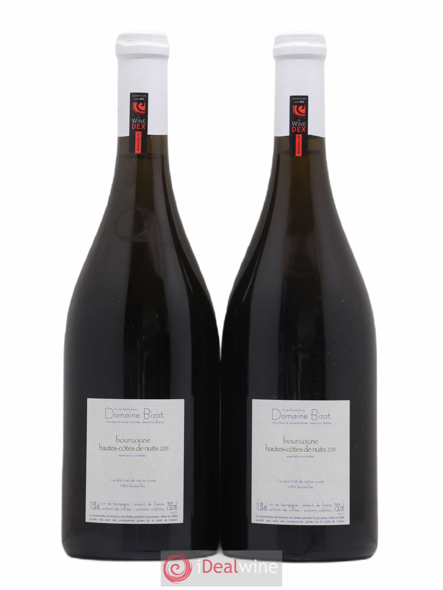 Hautes-Côtes de Nuits Bizot (Domaine) 2011 - Lot de 2 bouteilles - 1